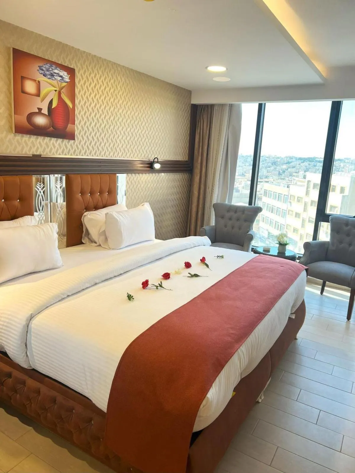 View (from property/room), Bed in Londrina Hotel