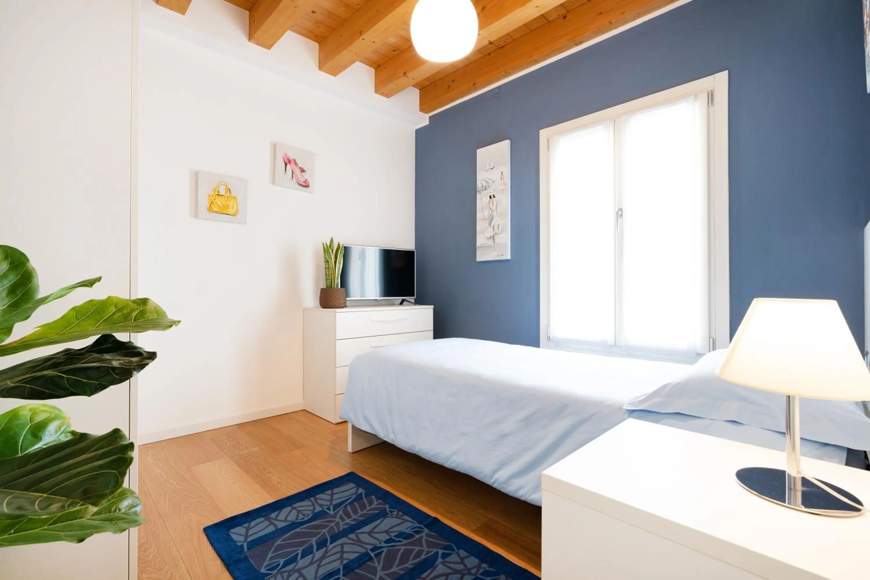 Bed in Ca' Degli Antichi Giardini Apartments