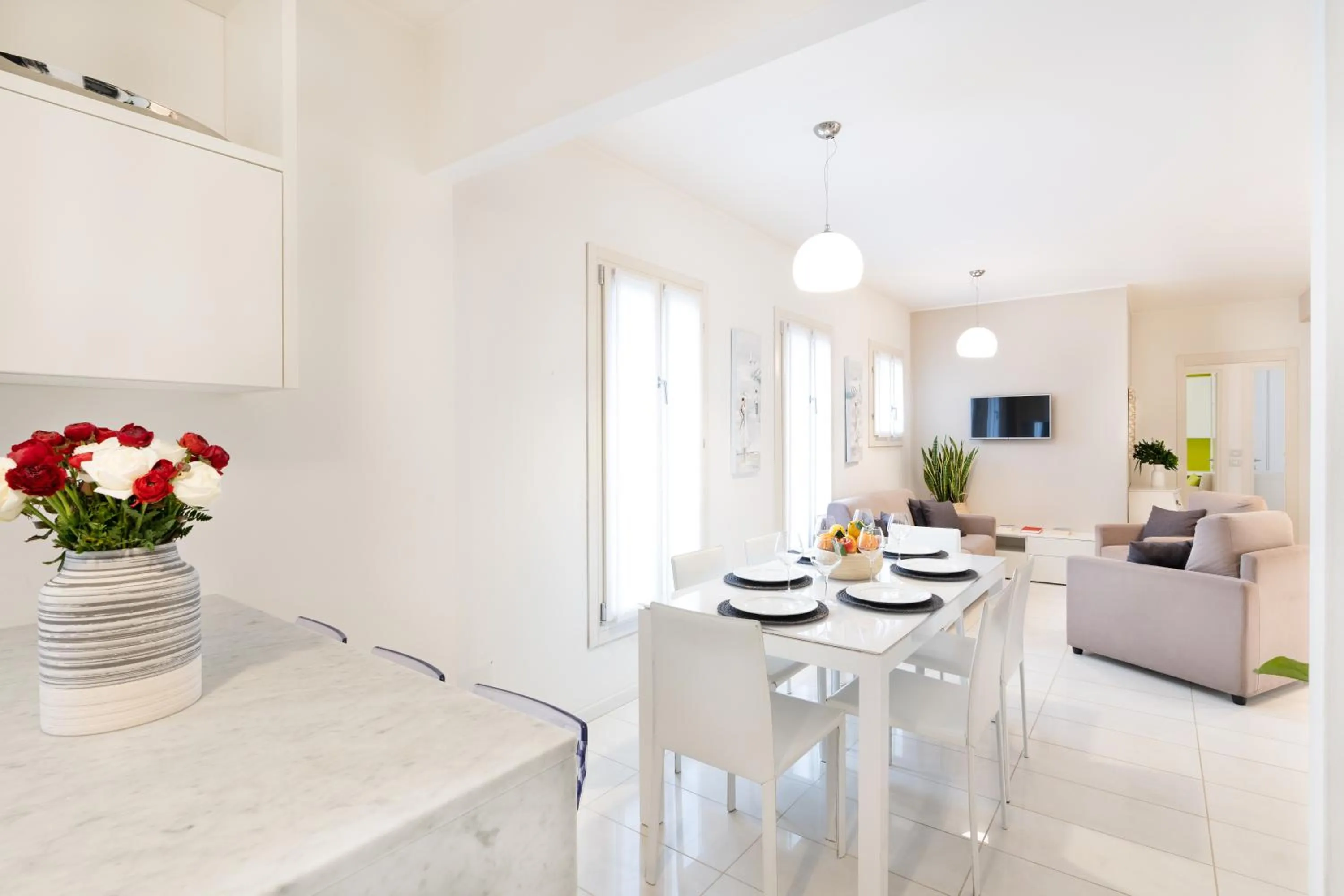 Kitchen or kitchenette in Ca' Degli Antichi Giardini Apartments