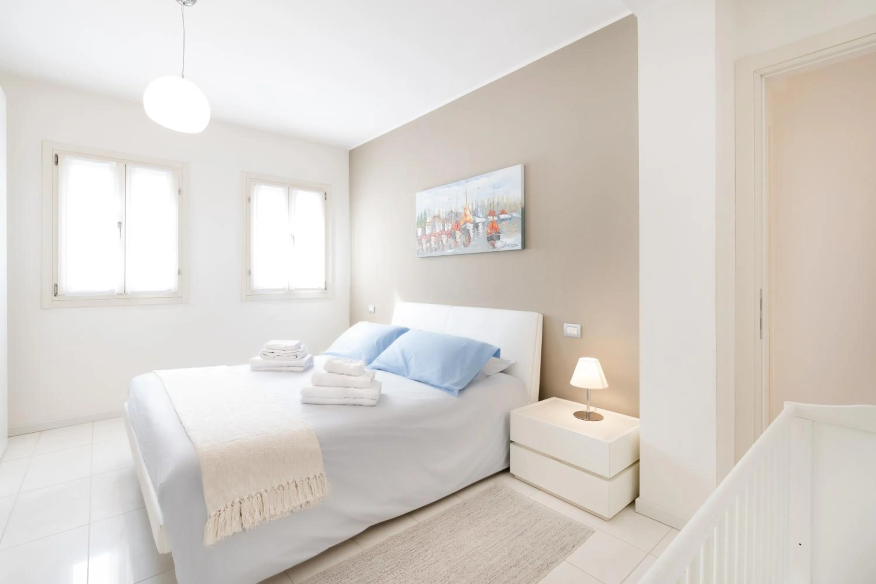 Bed in Ca' Degli Antichi Giardini Apartments