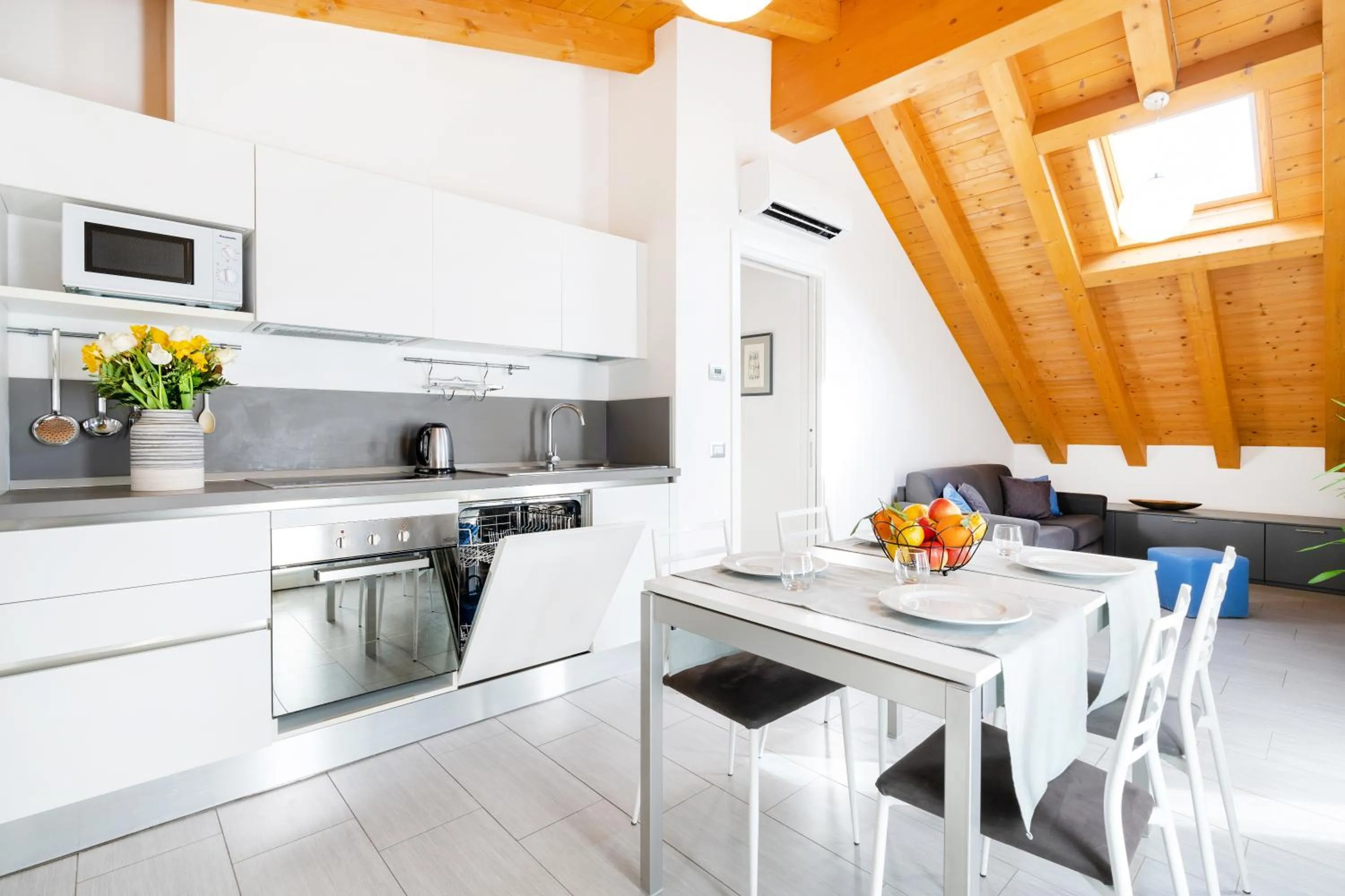 Kitchen or kitchenette in Ca' Degli Antichi Giardini Apartments