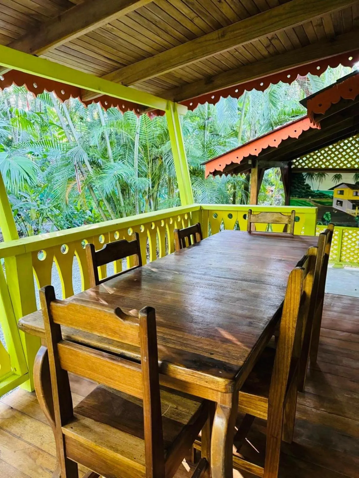 Dining area in El Jardin de Playa Negra