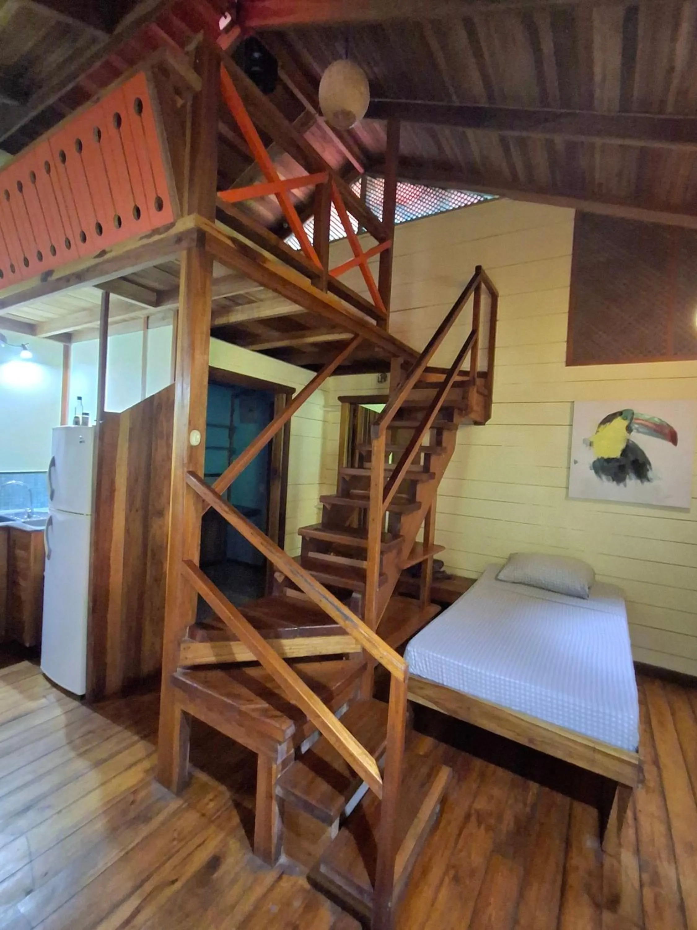 Living room, Bed in El Jardin de Playa Negra