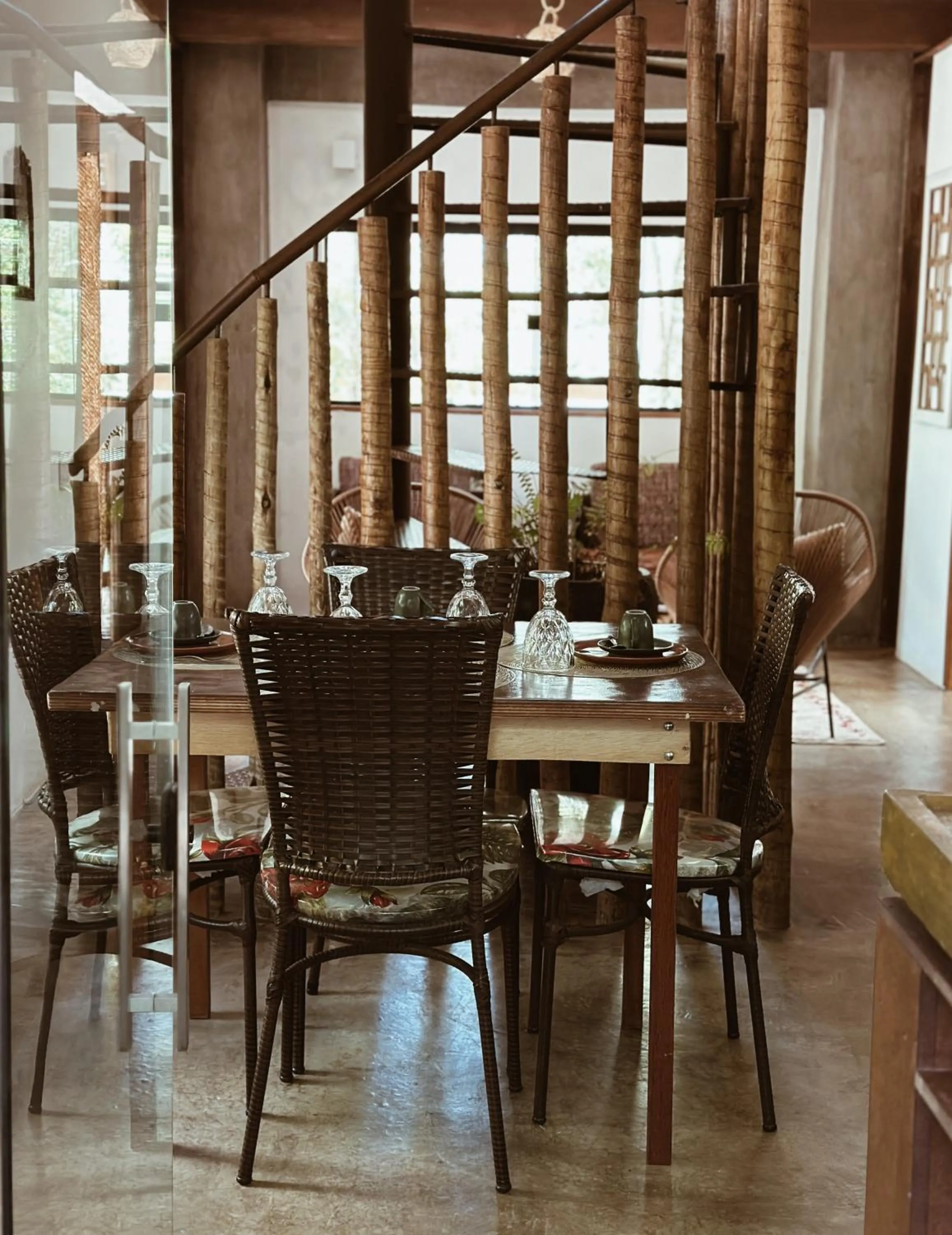 Seating area in Vila Abaton