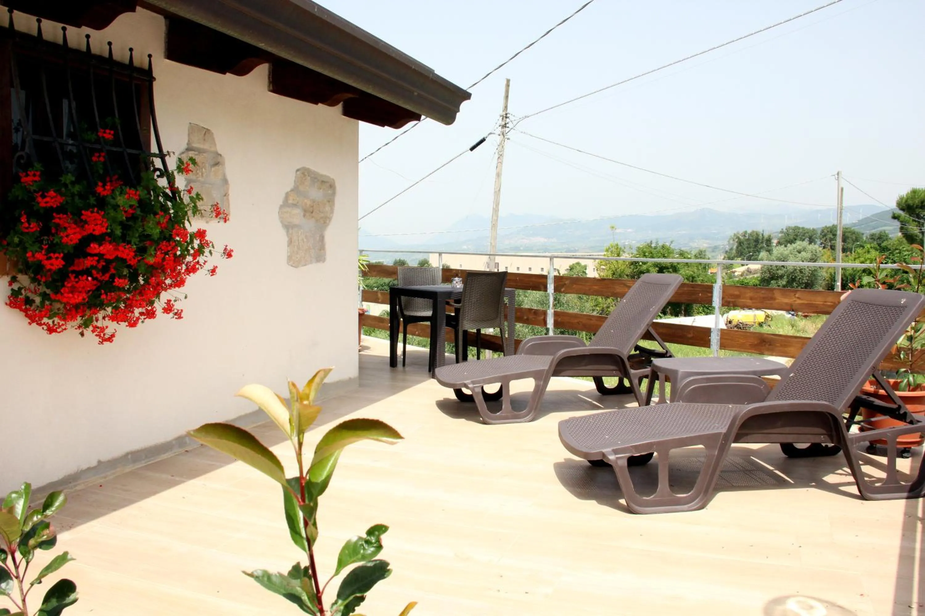 Balcony/Terrace in DA LELLO - Bed & Relax