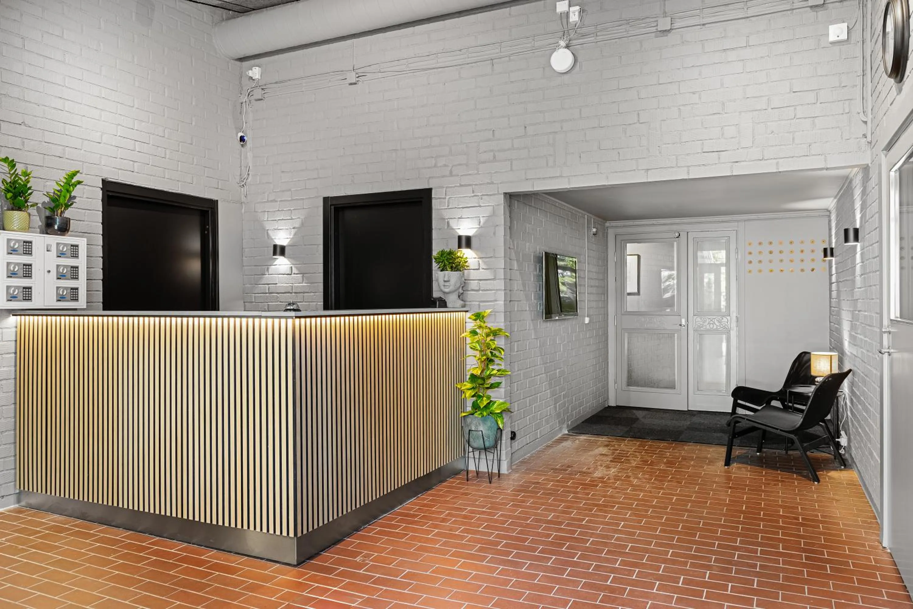 Lobby or reception in Kallhällsbaden Strandhotell