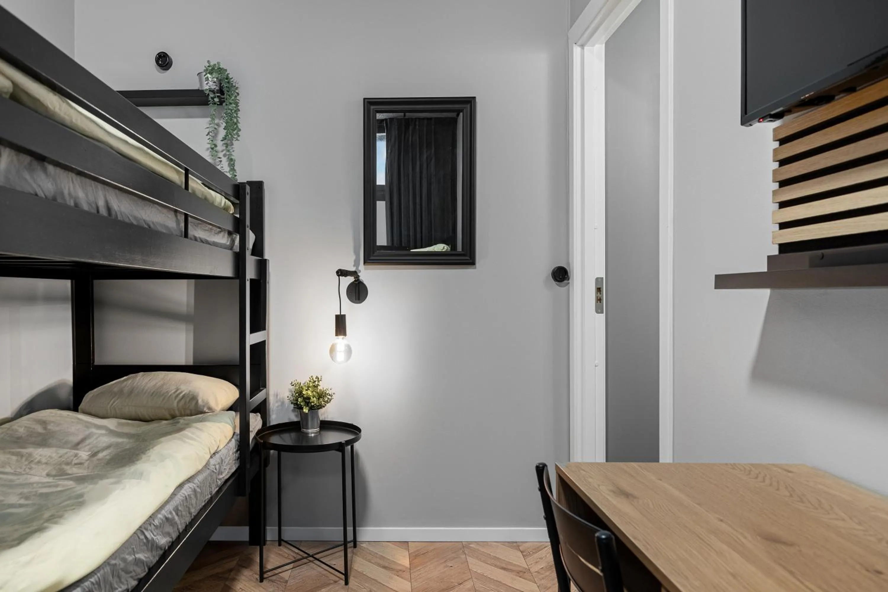 Bed in Kallhällsbaden Strandhotell