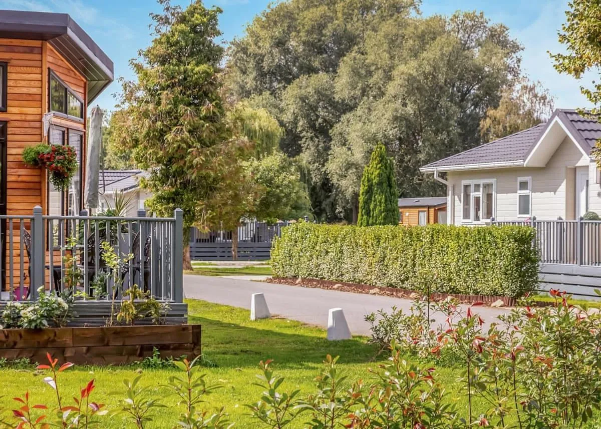 Property building in Roydon Marina Village