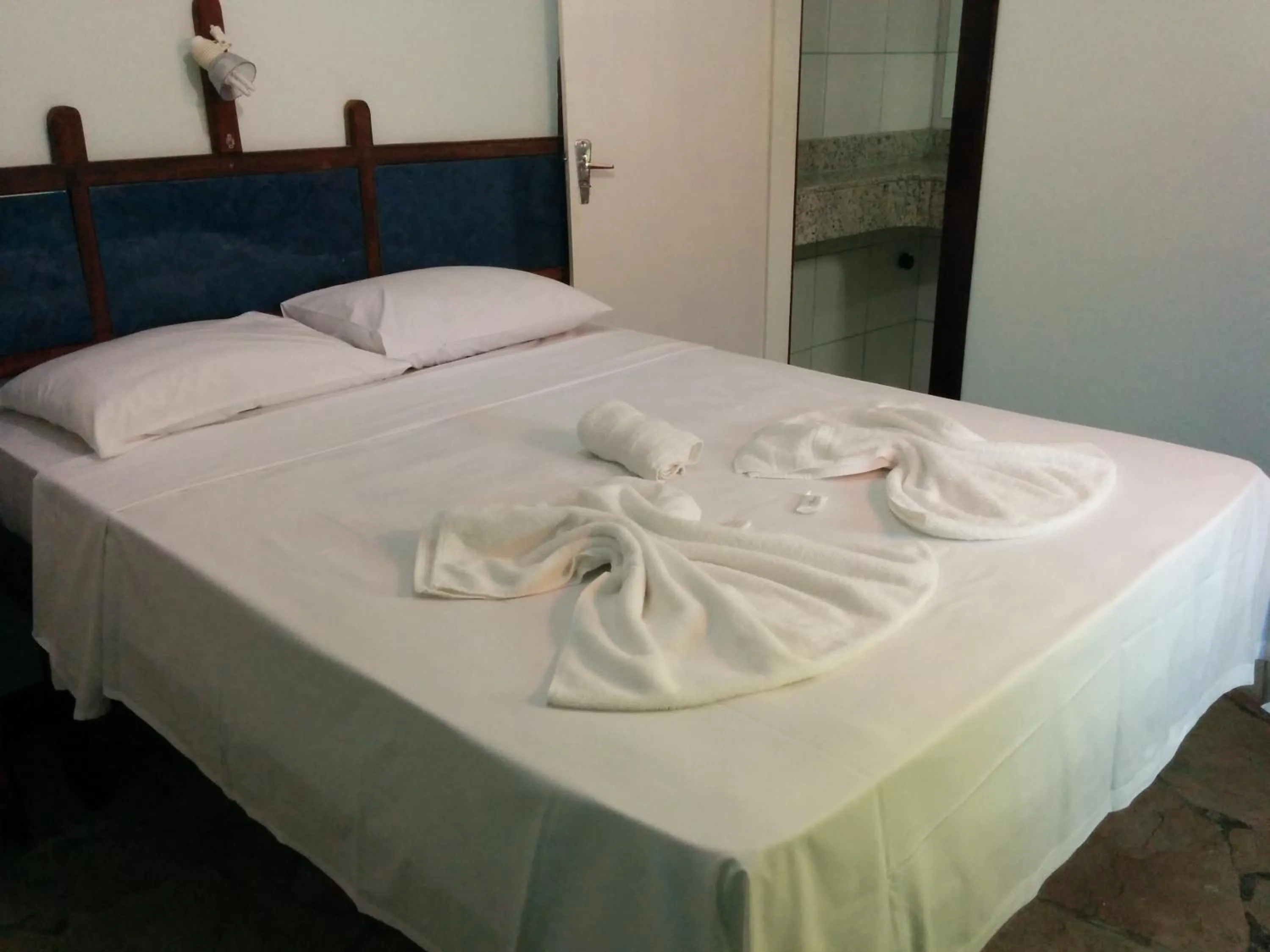 Bed in Pousada Norage