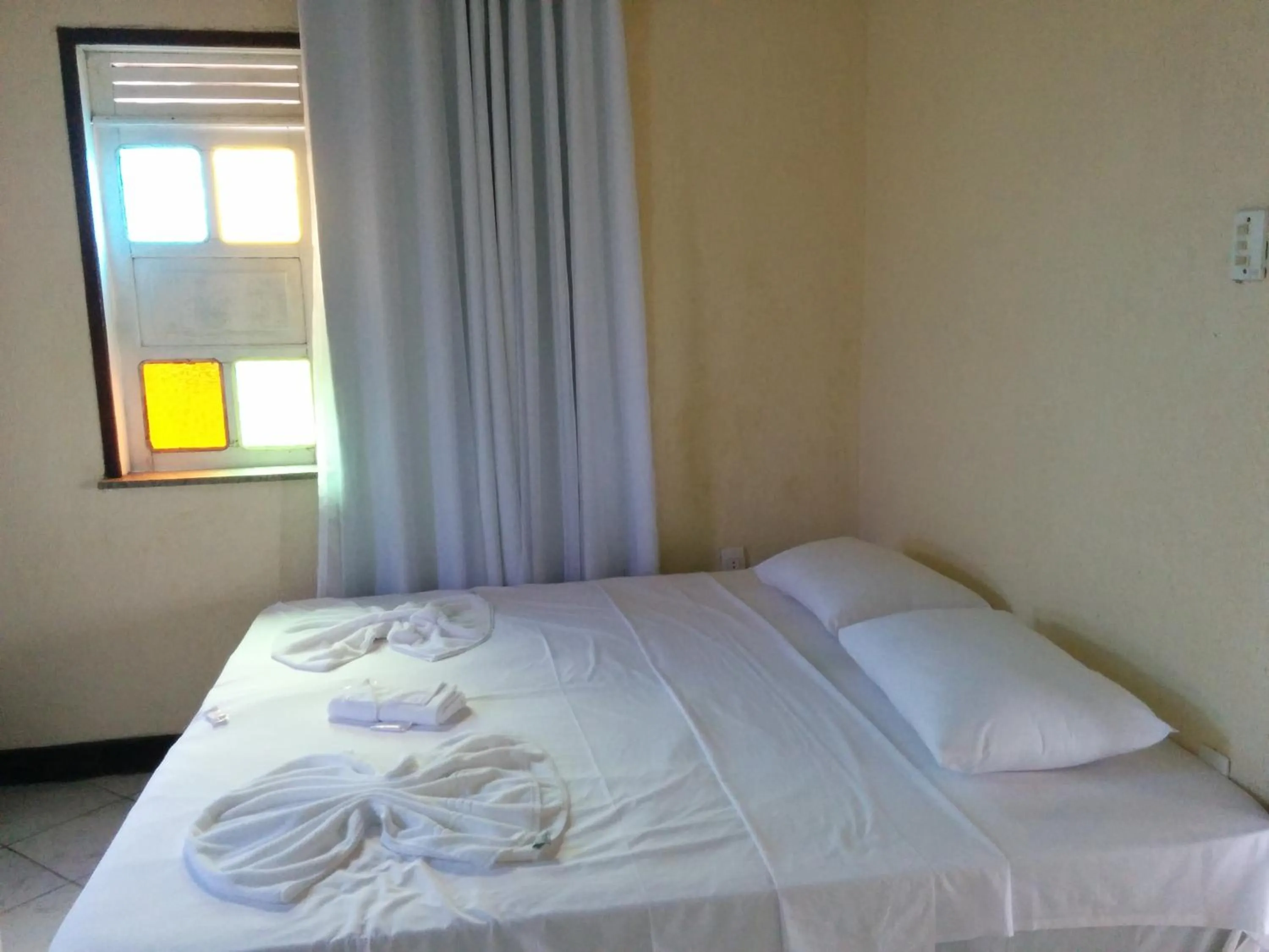 Bed in Pousada Norage