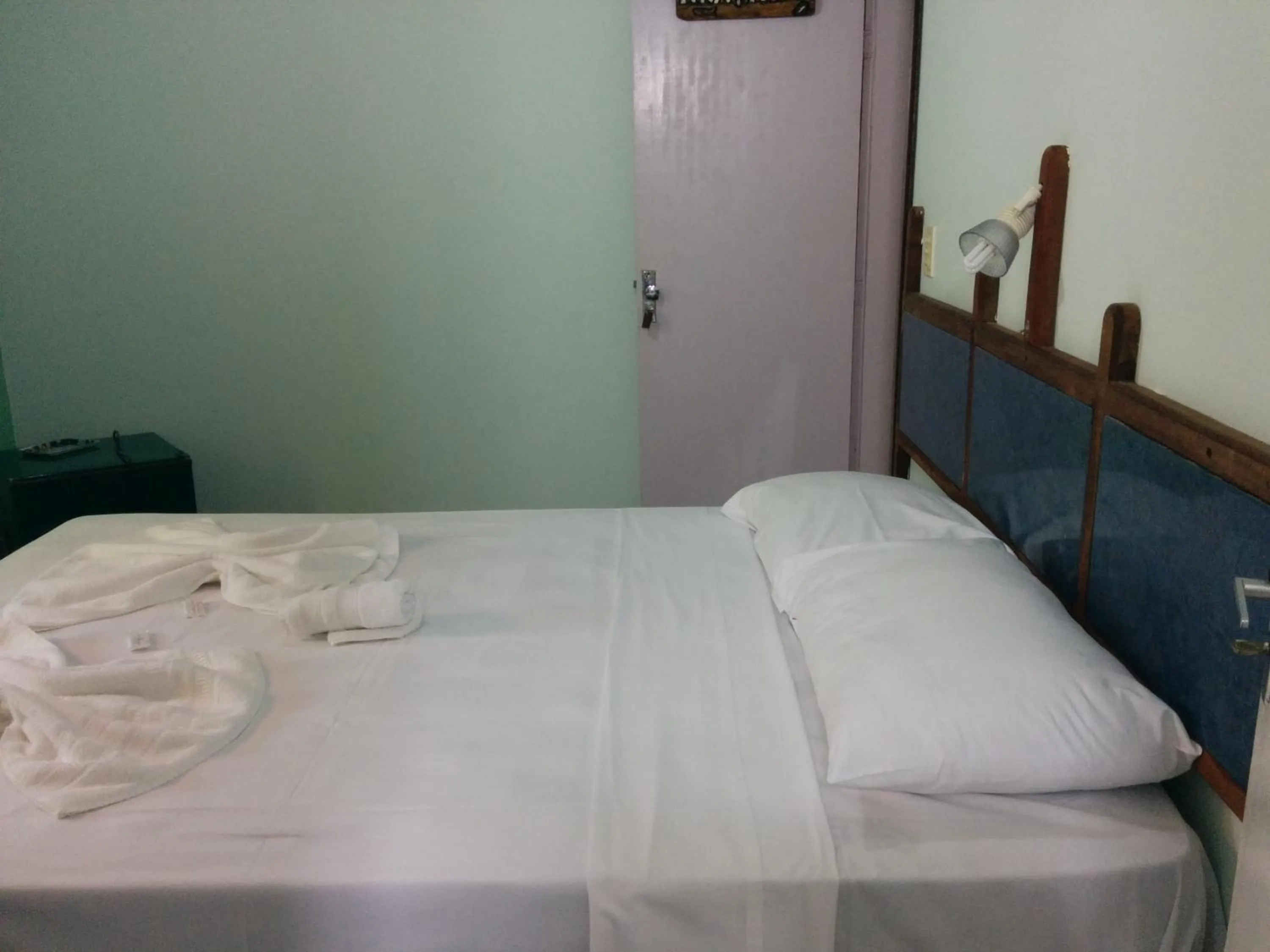 Bed in Pousada Norage