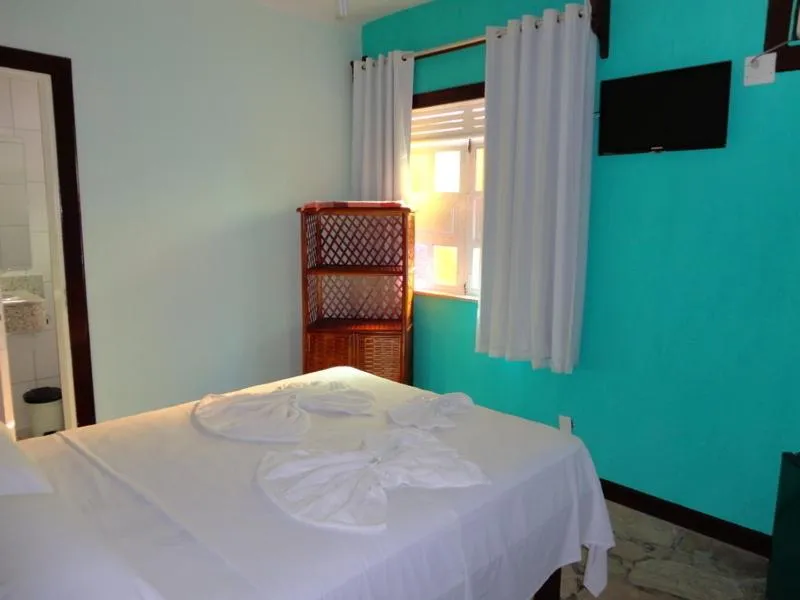 Bed in Pousada Norage