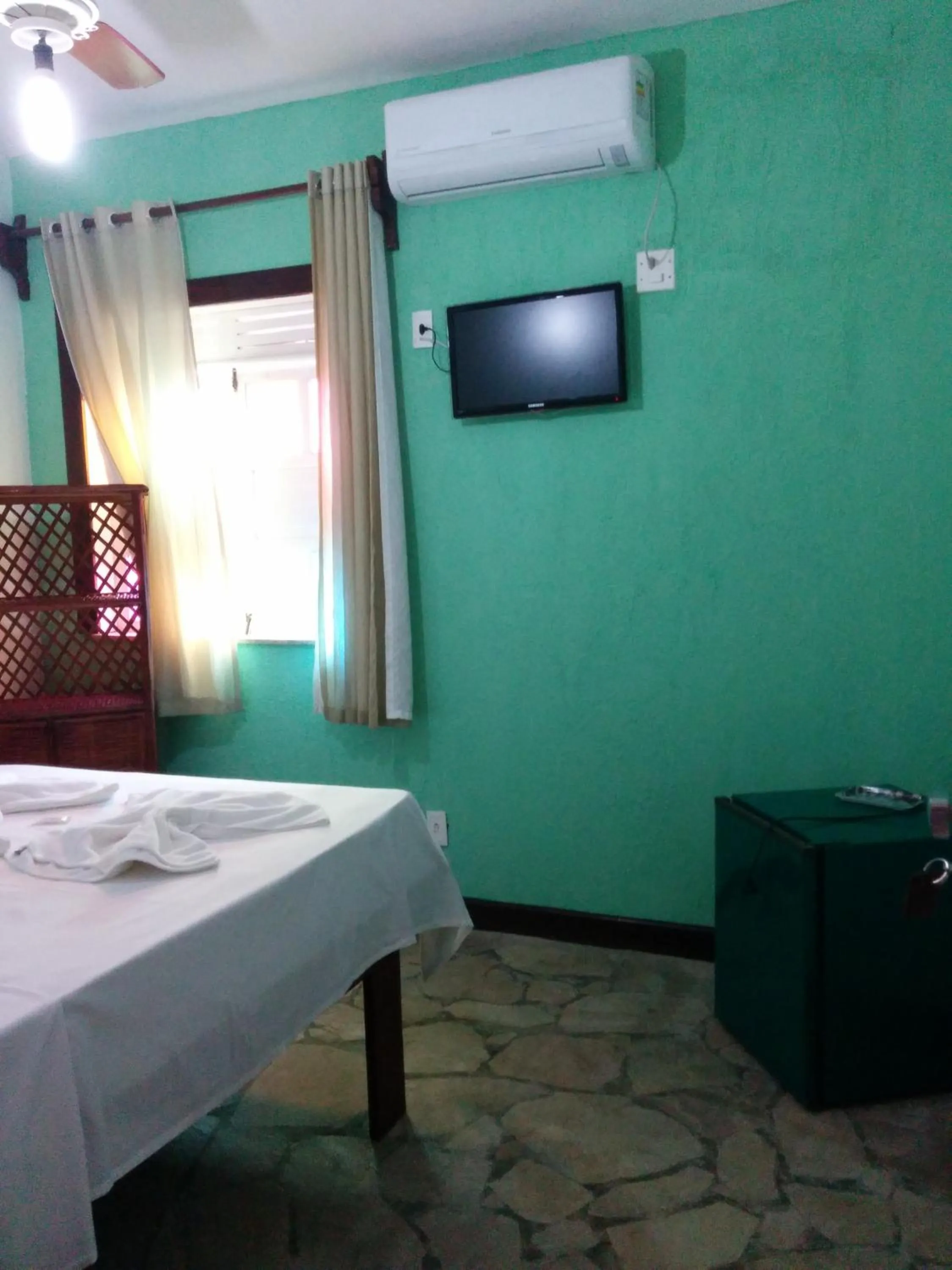 Bed in Pousada Norage