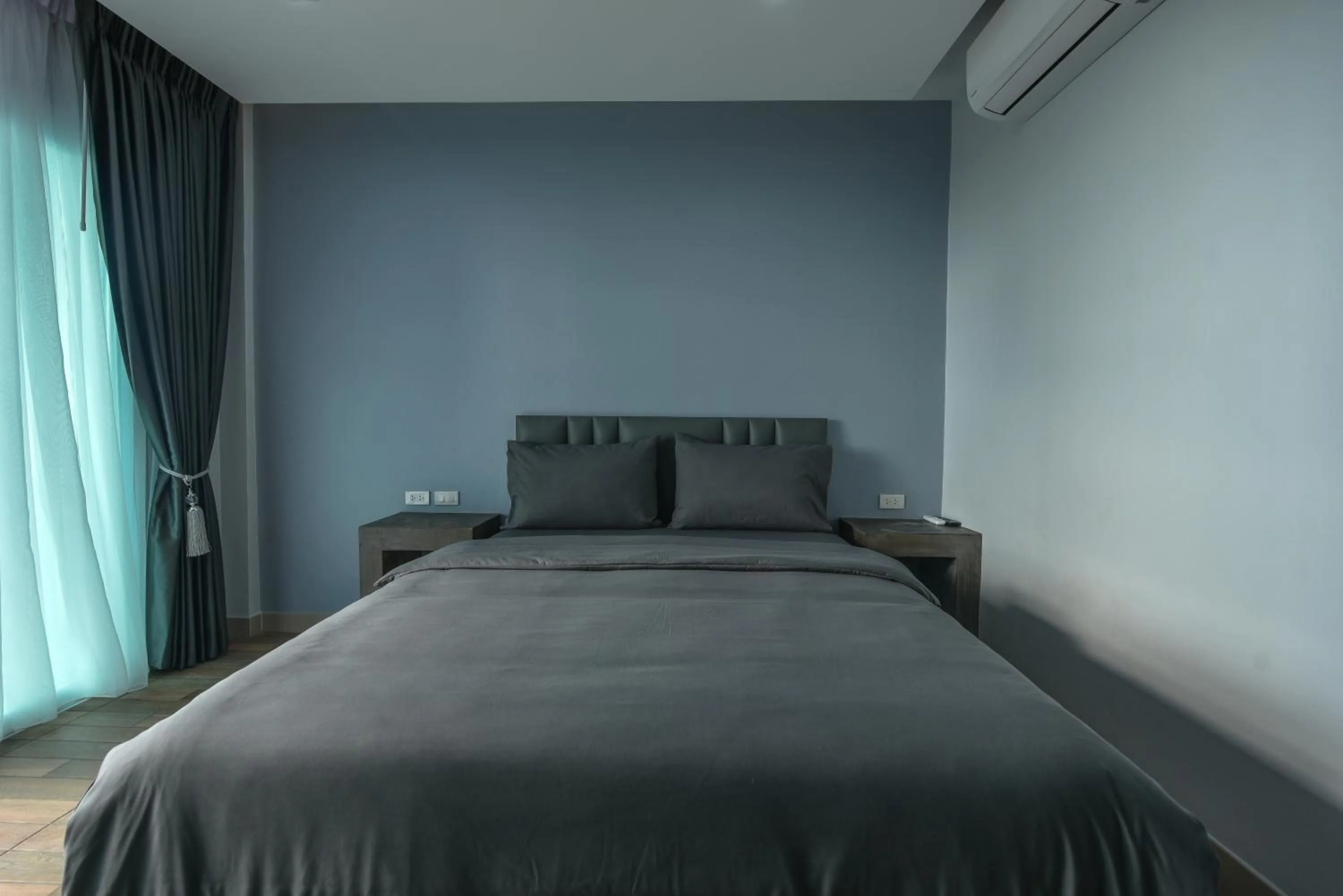 Bed in Reboot Retreat Beach Resort, Restaurant, and Coffee Shop