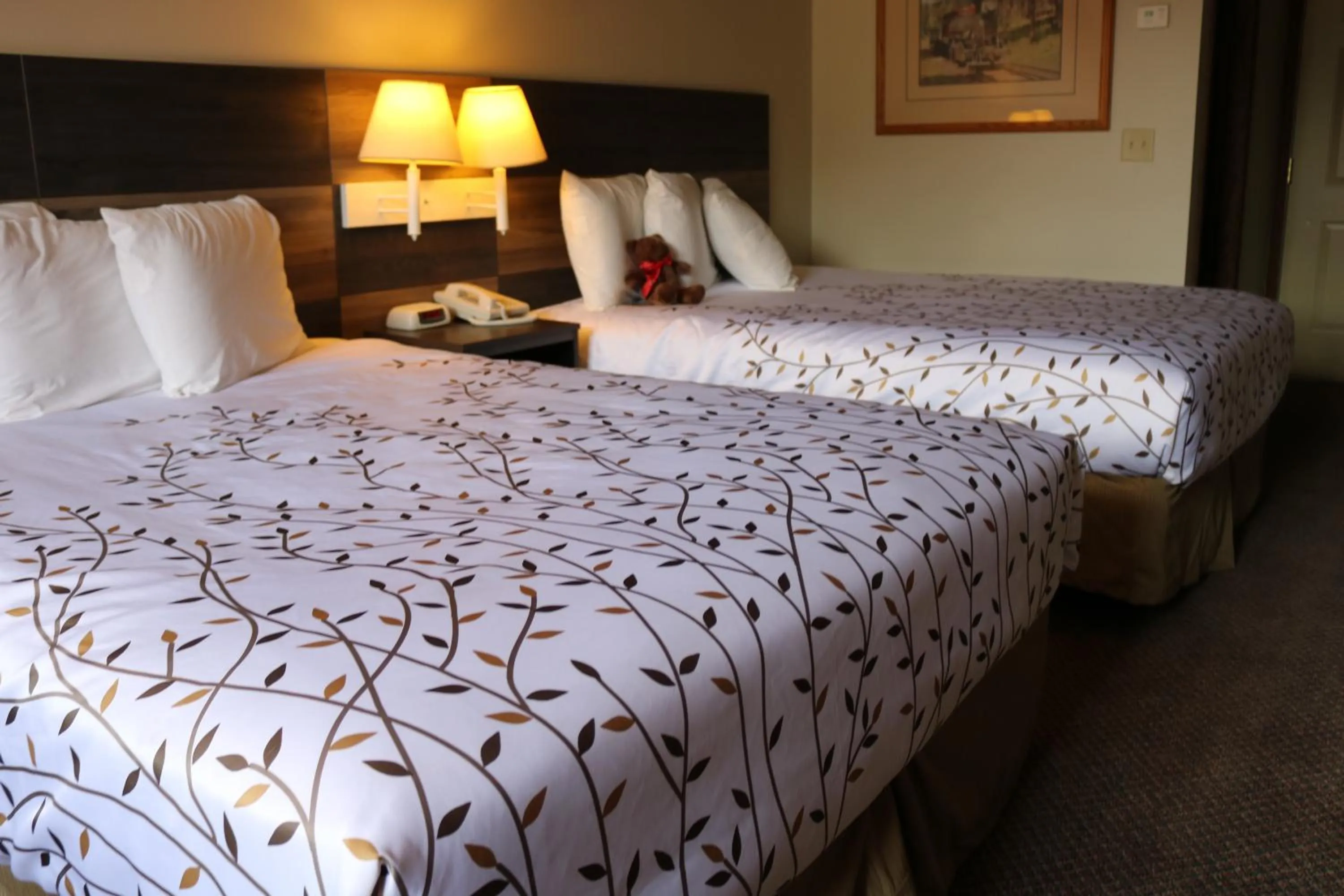 Bed in Roosevelt Inn Mount Rushmore