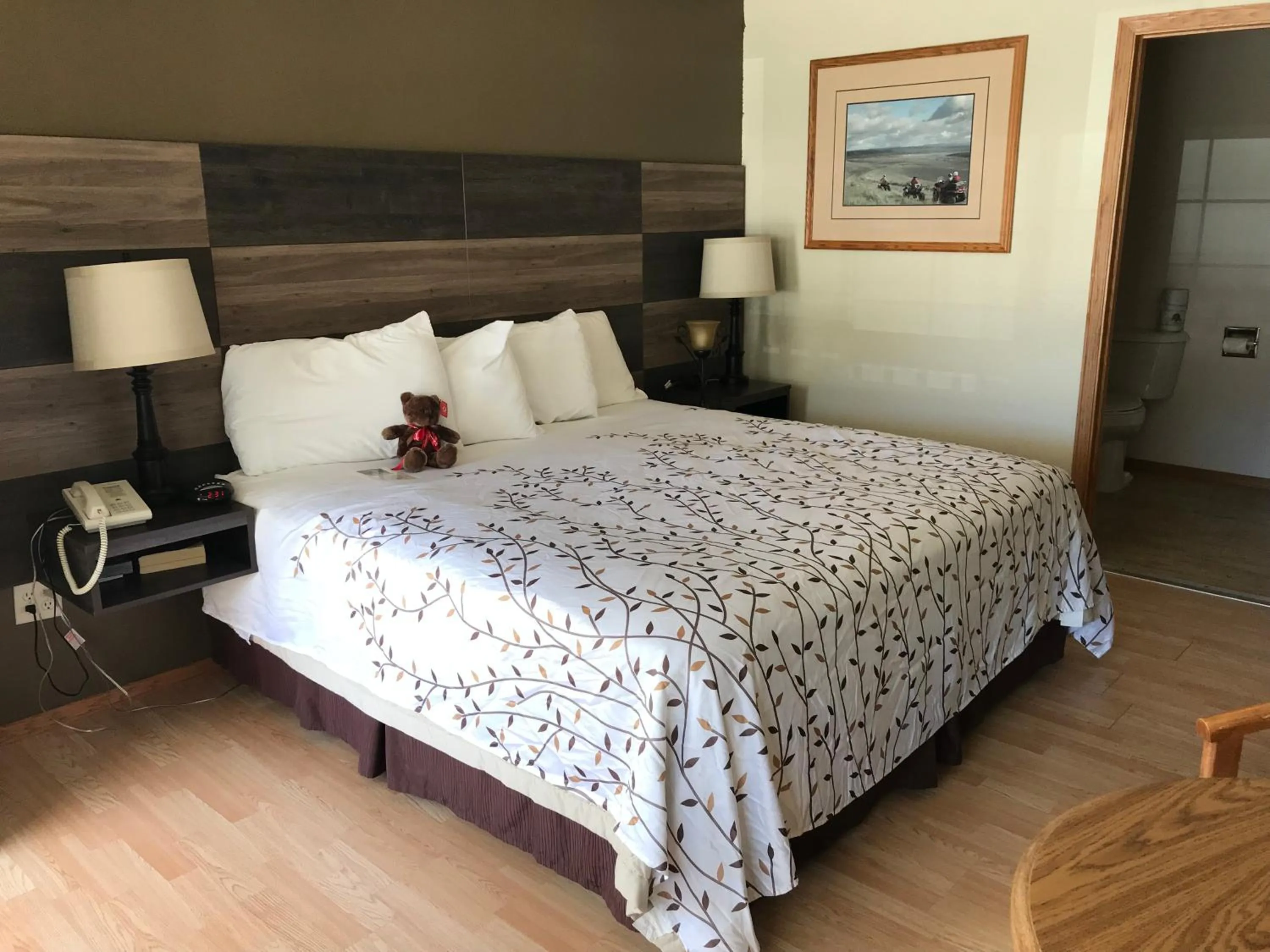 Bed in Roosevelt Inn Mount Rushmore