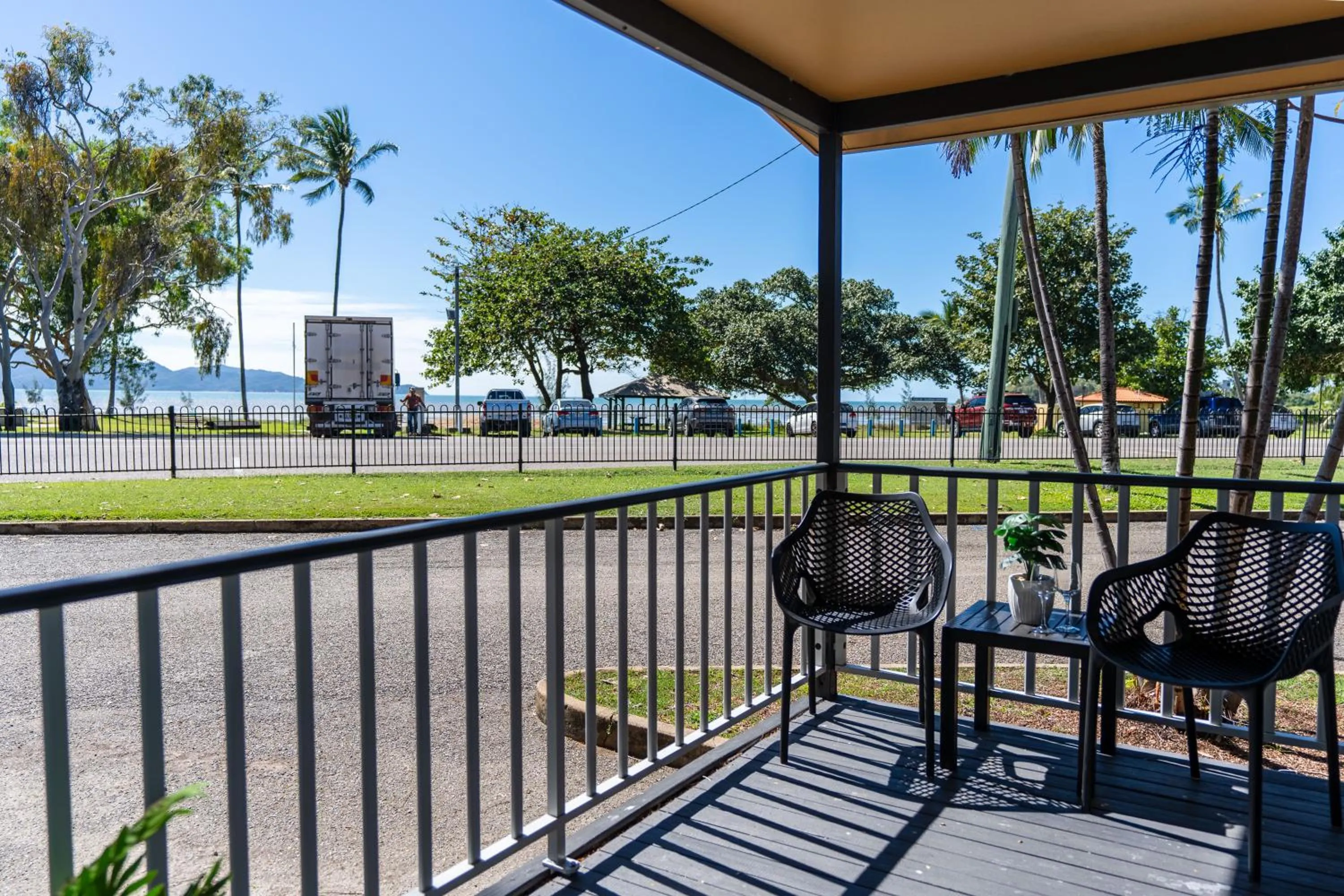 Balcony/Terrace in BIG4 Tasman Holiday Parks - Rowes Bay