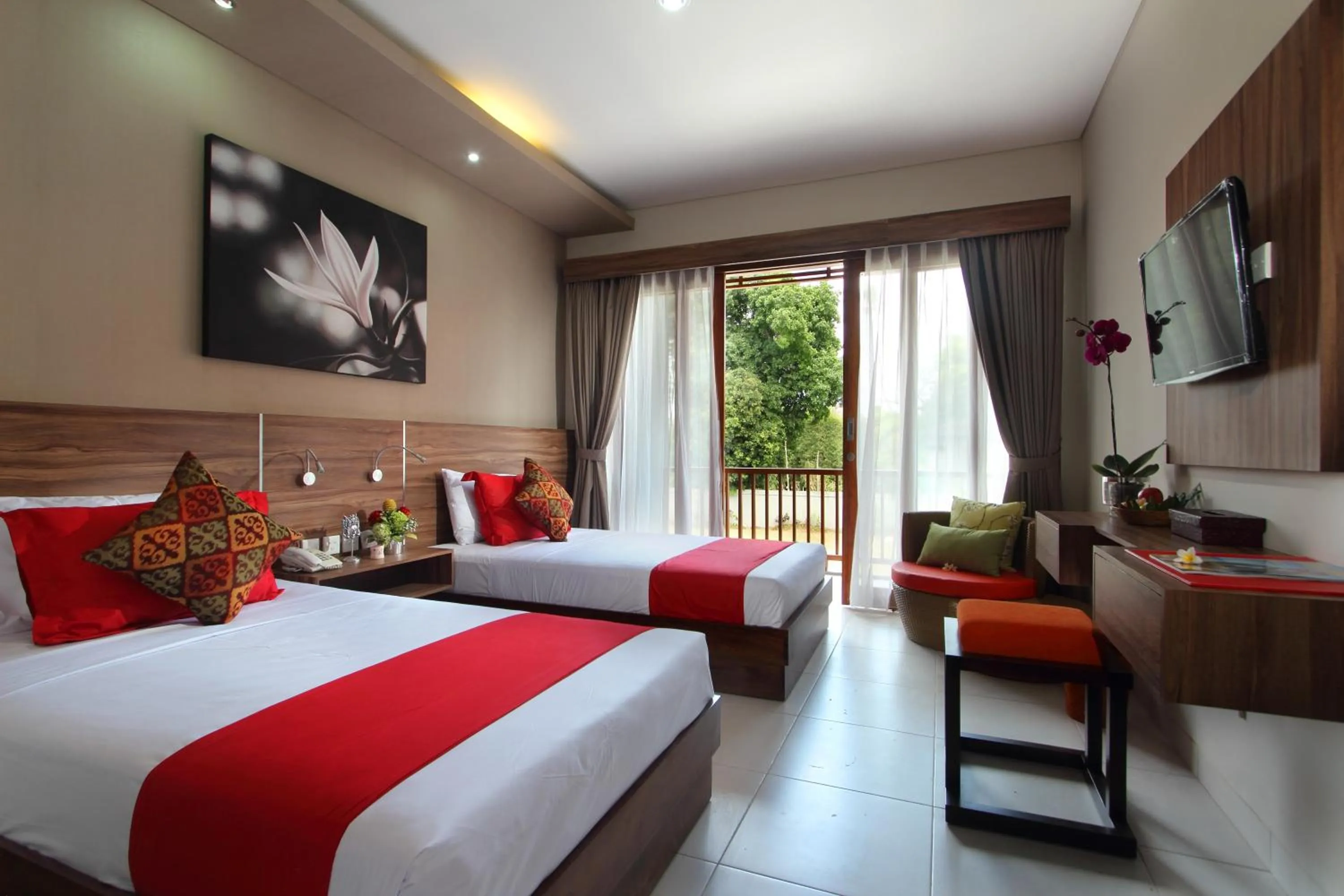 Photo of the whole room, Bed in Kubu Cempaka Seminyak