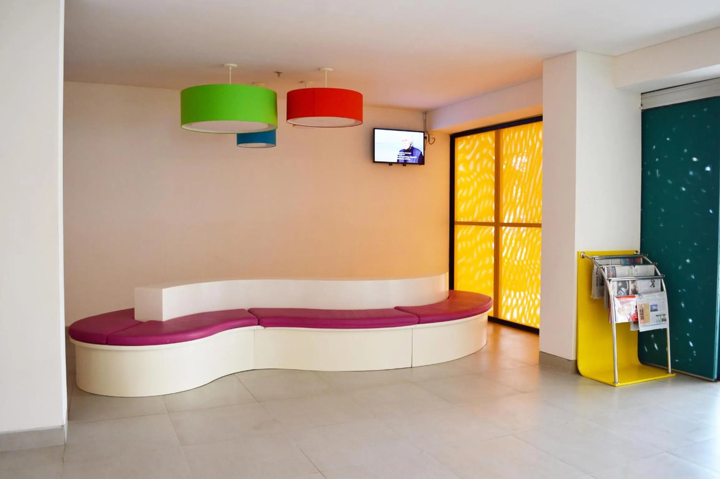 Lobby or reception in POP! Hotel Denpasar