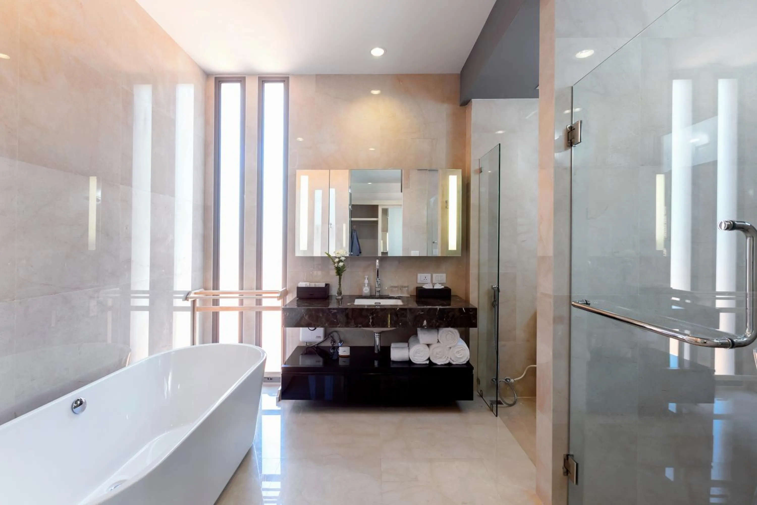 Bathroom in X10 Seaview Suites at Panwa Beach