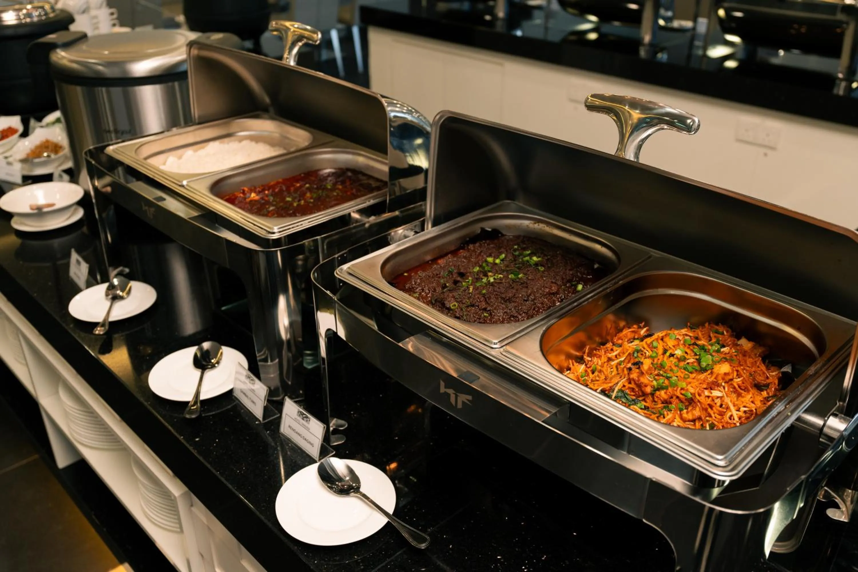 Buffet breakfast in Hotel Tamara Melaka