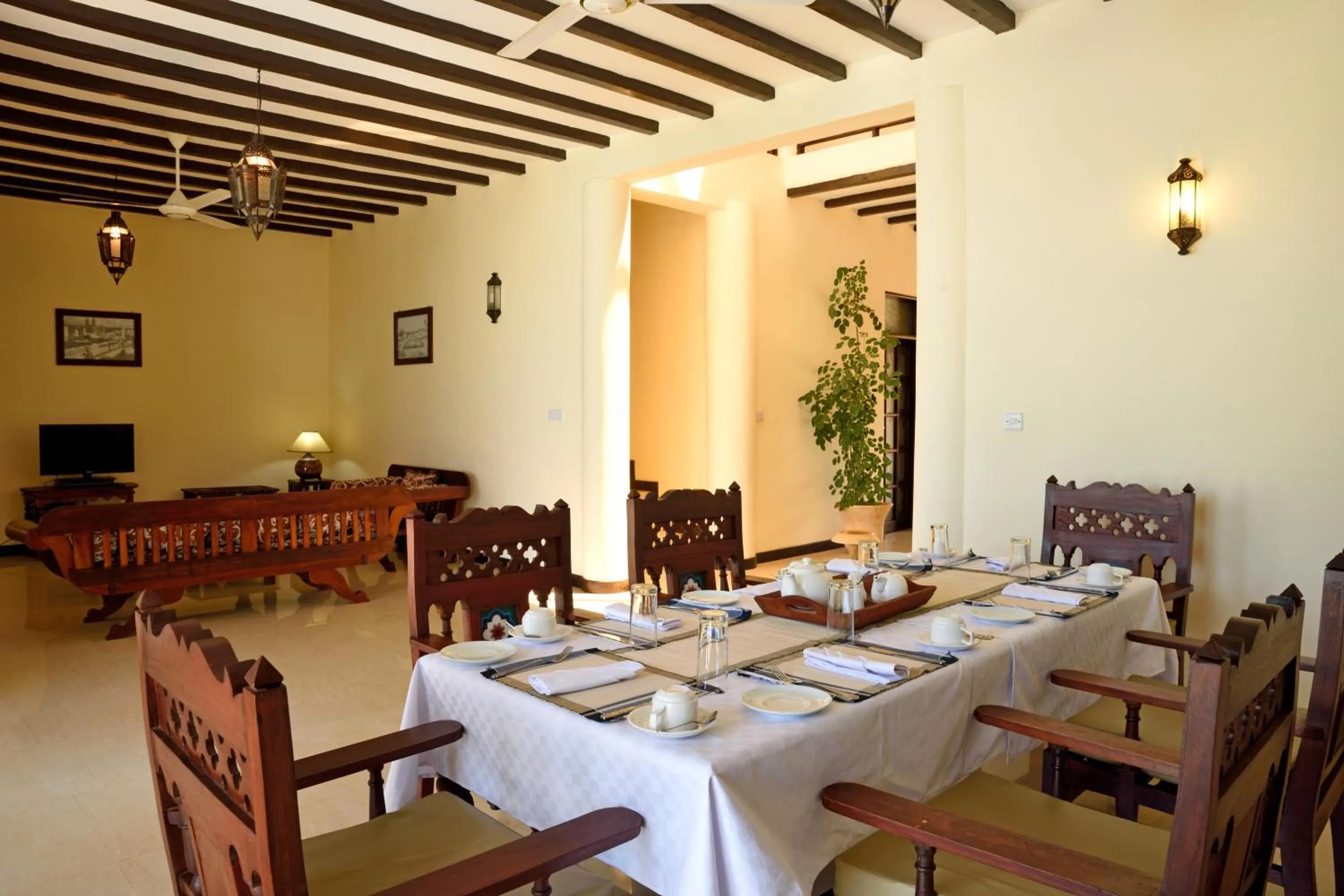 Dining area in Villa Serenity, Tanzania Unforgettable