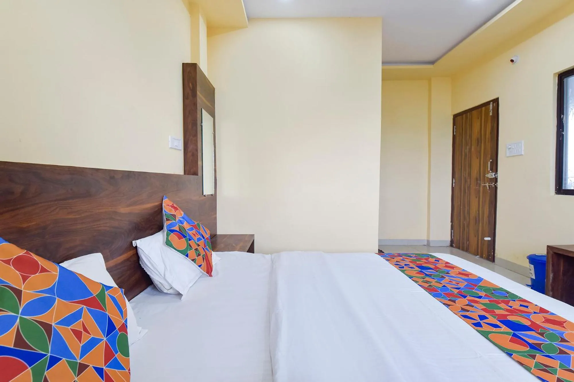 Bed in Via Shree Krishna Guest House
