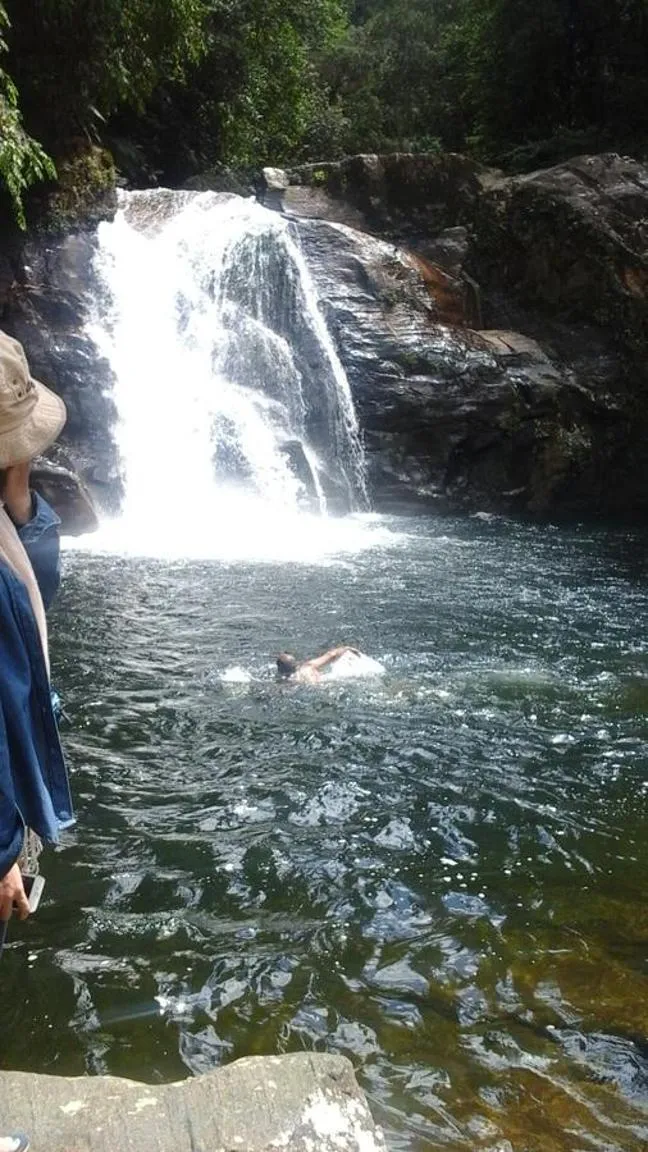group of guests in Mount Crest Inn Deniyaya