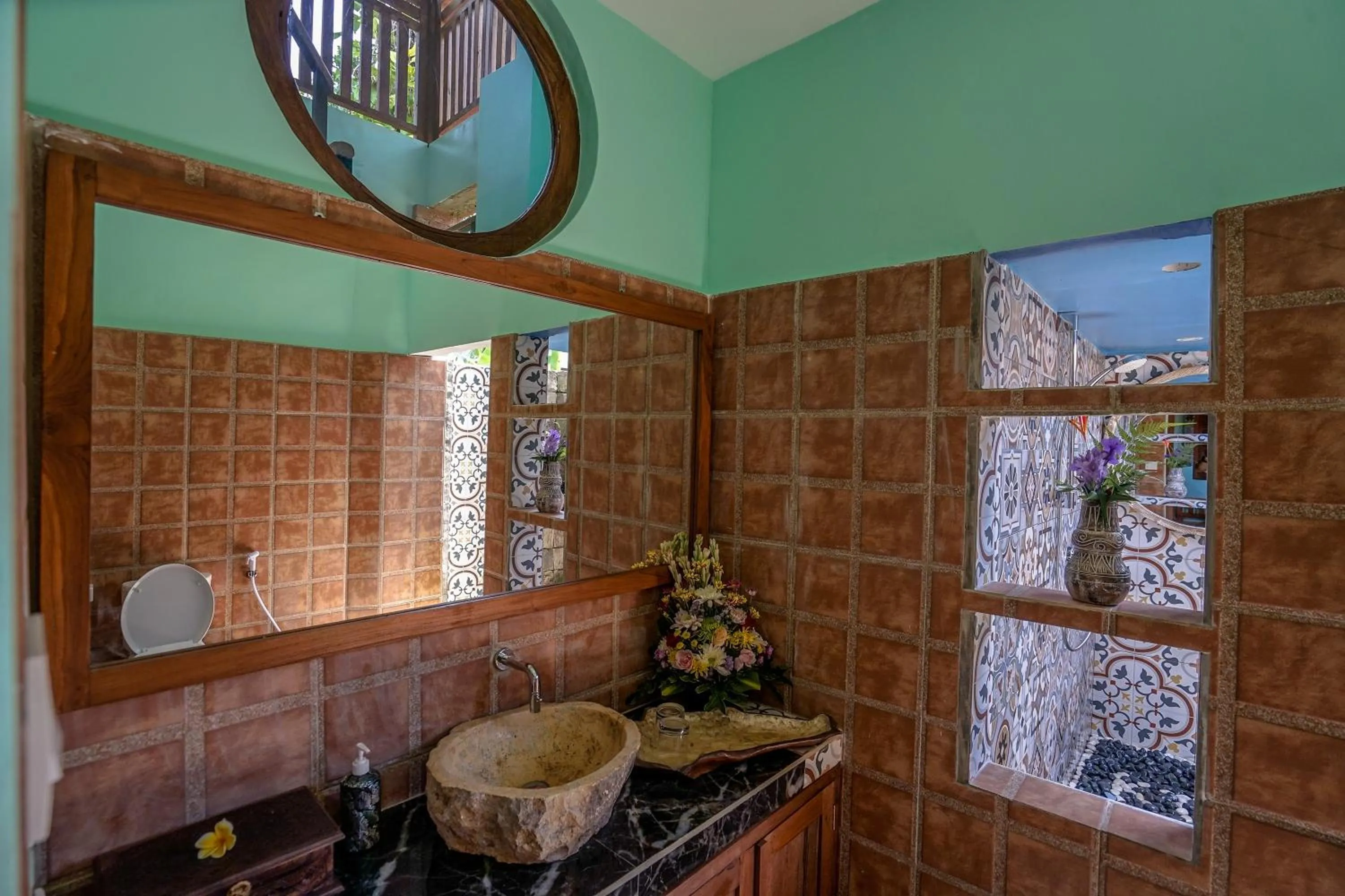 Bathroom in KTS Balinese Villas