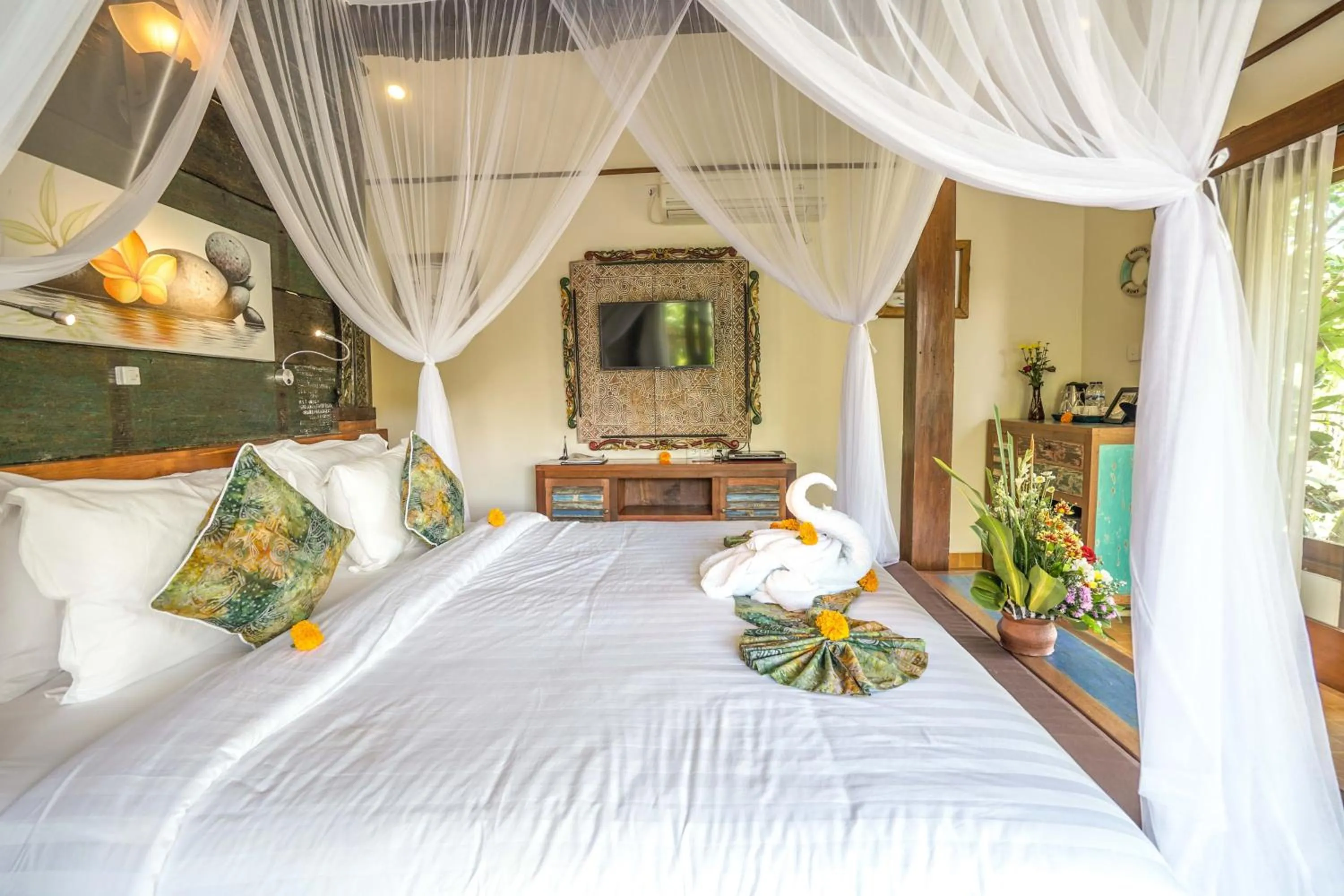 Bedroom, Bed in KTS Balinese Villas