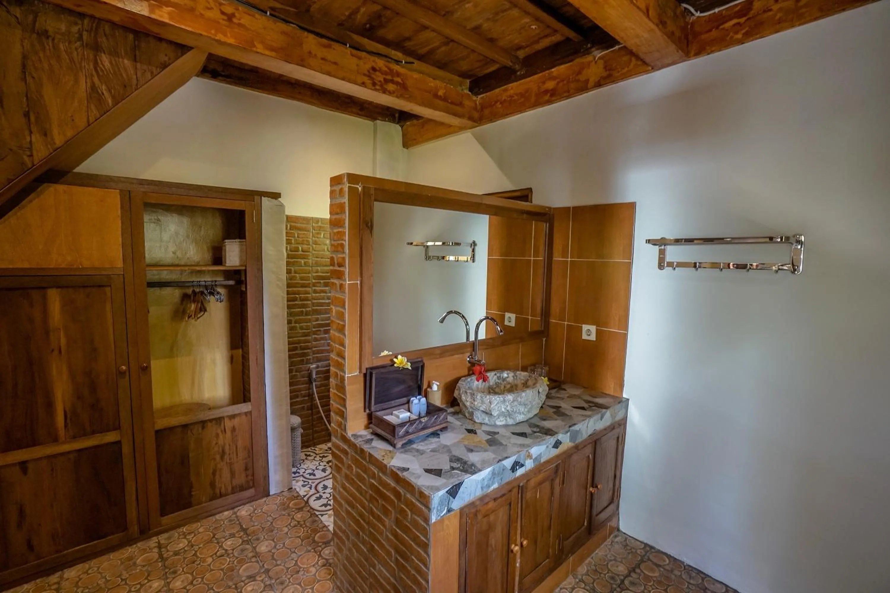 Bathroom in KTS Balinese Villas