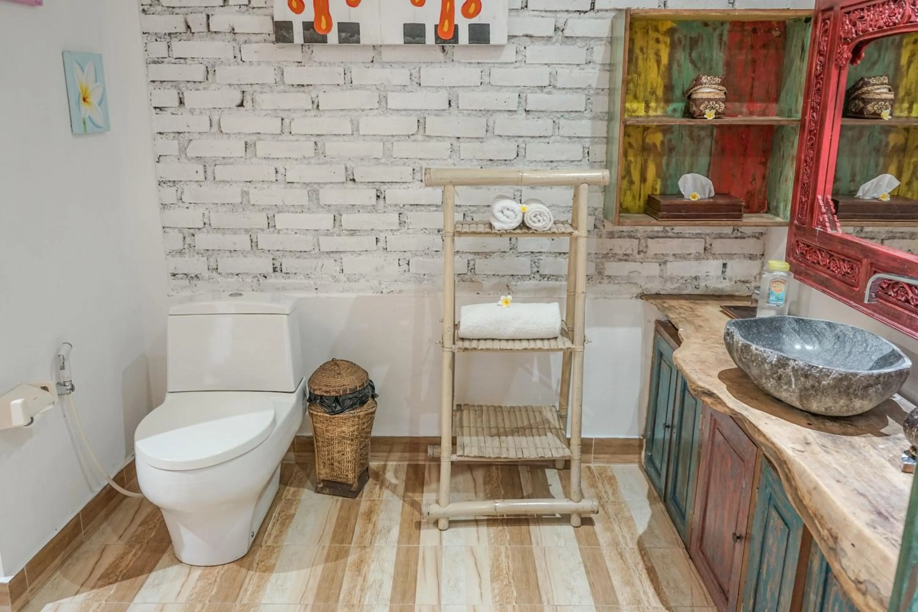 Bathroom in KTS Balinese Villas