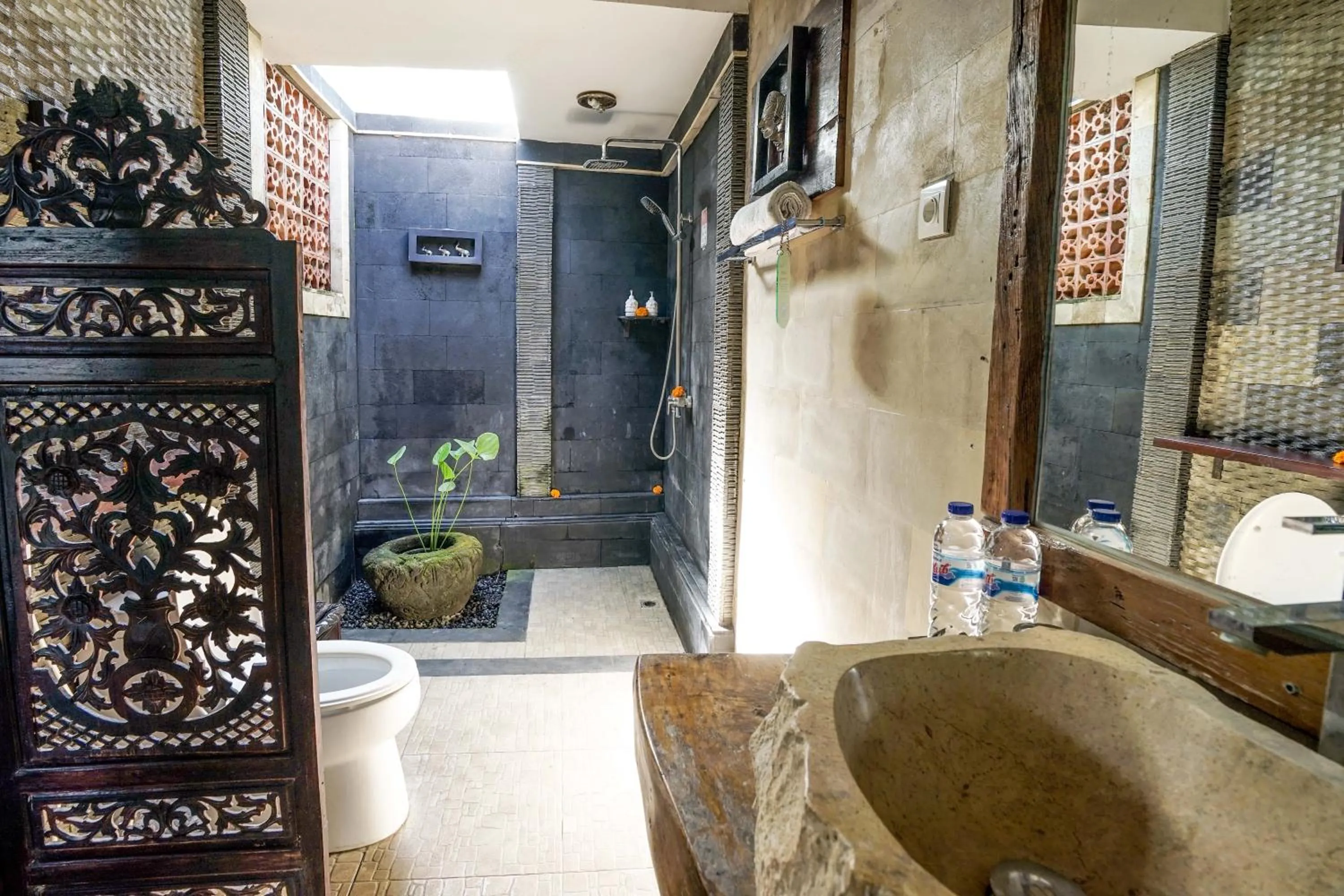 Shower in KTS Balinese Villas