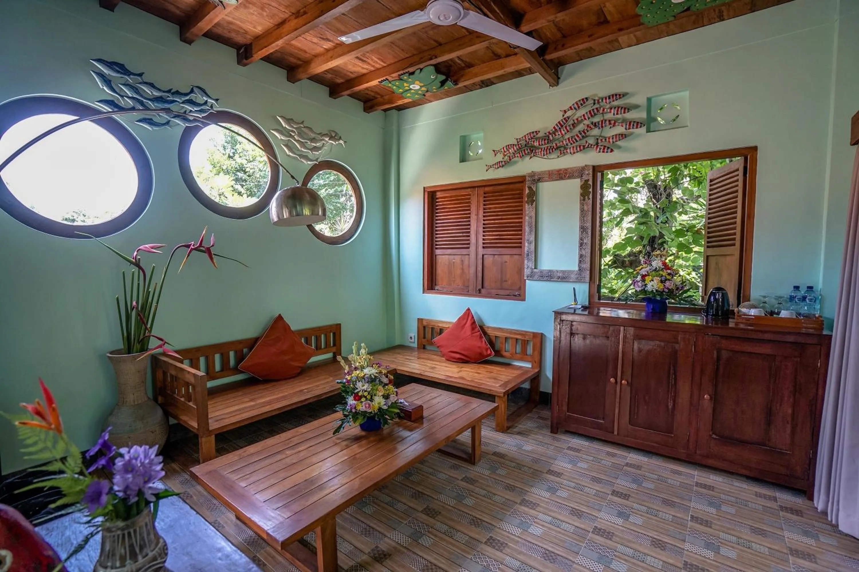 Living room in KTS Balinese Villas