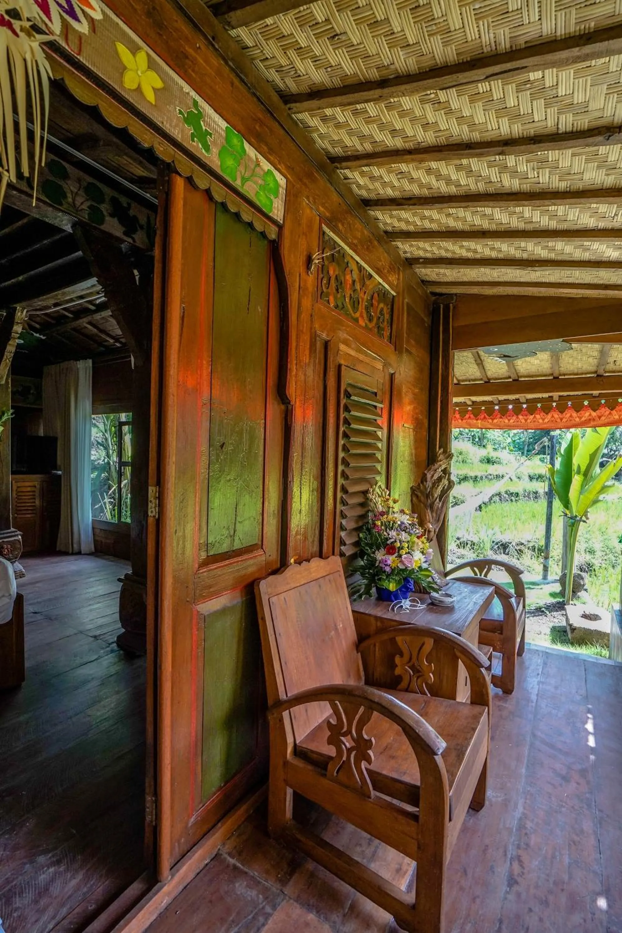 Balcony/Terrace in KTS Balinese Villas