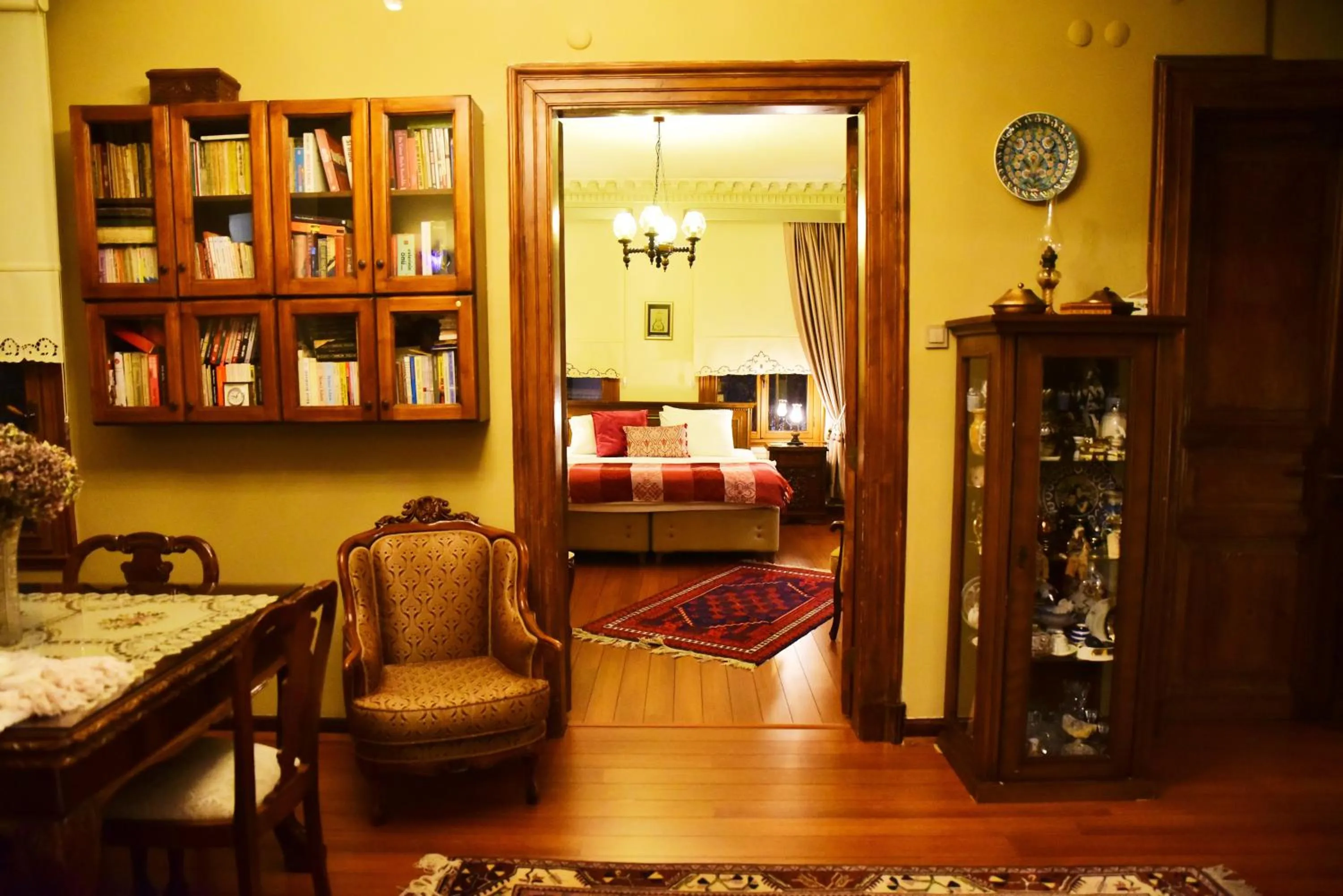 Seating area in Ottoman Suites by Sera House