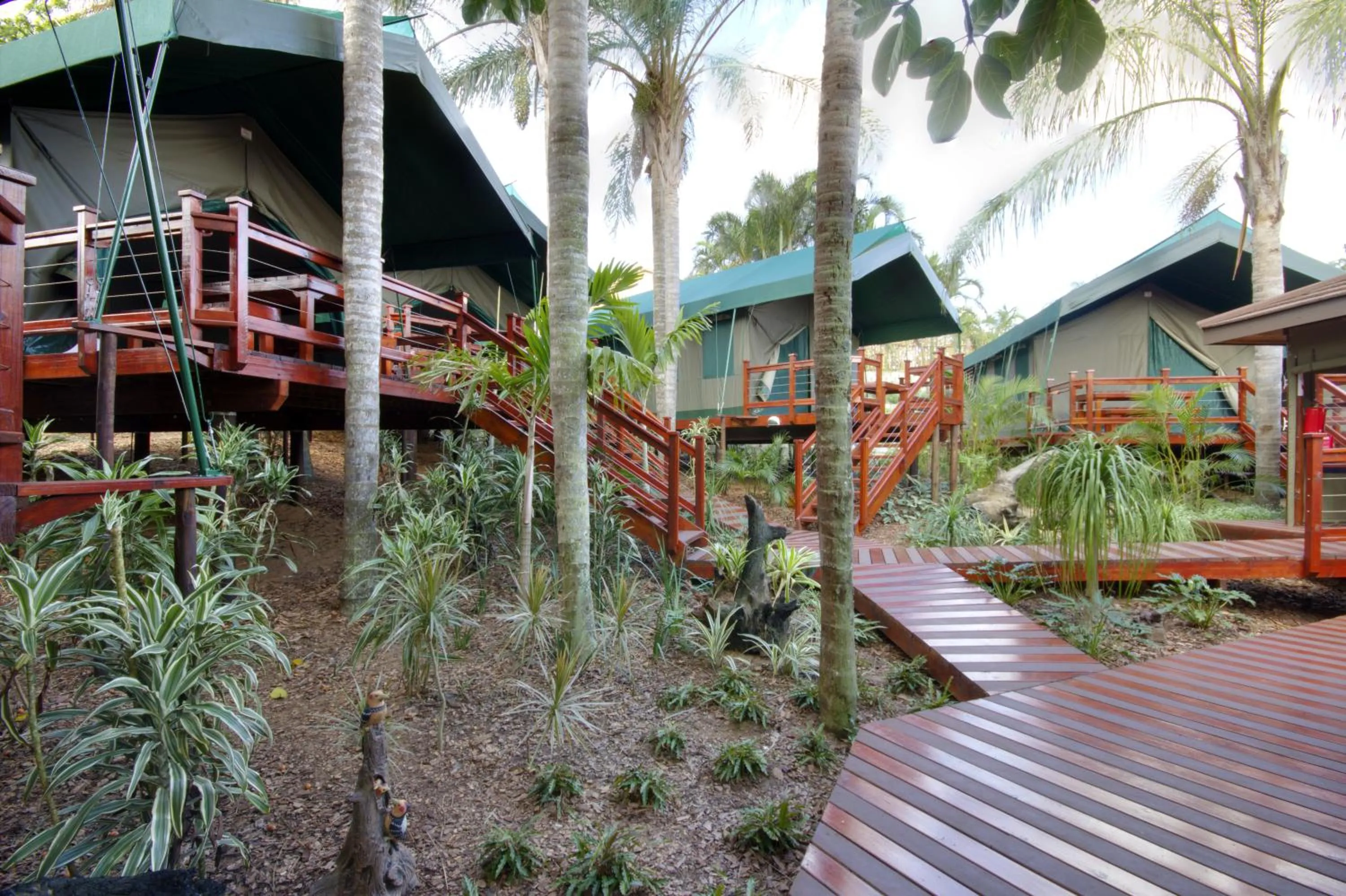 Balcony/Terrace in Luxury Tented Village @ Urban Glamping