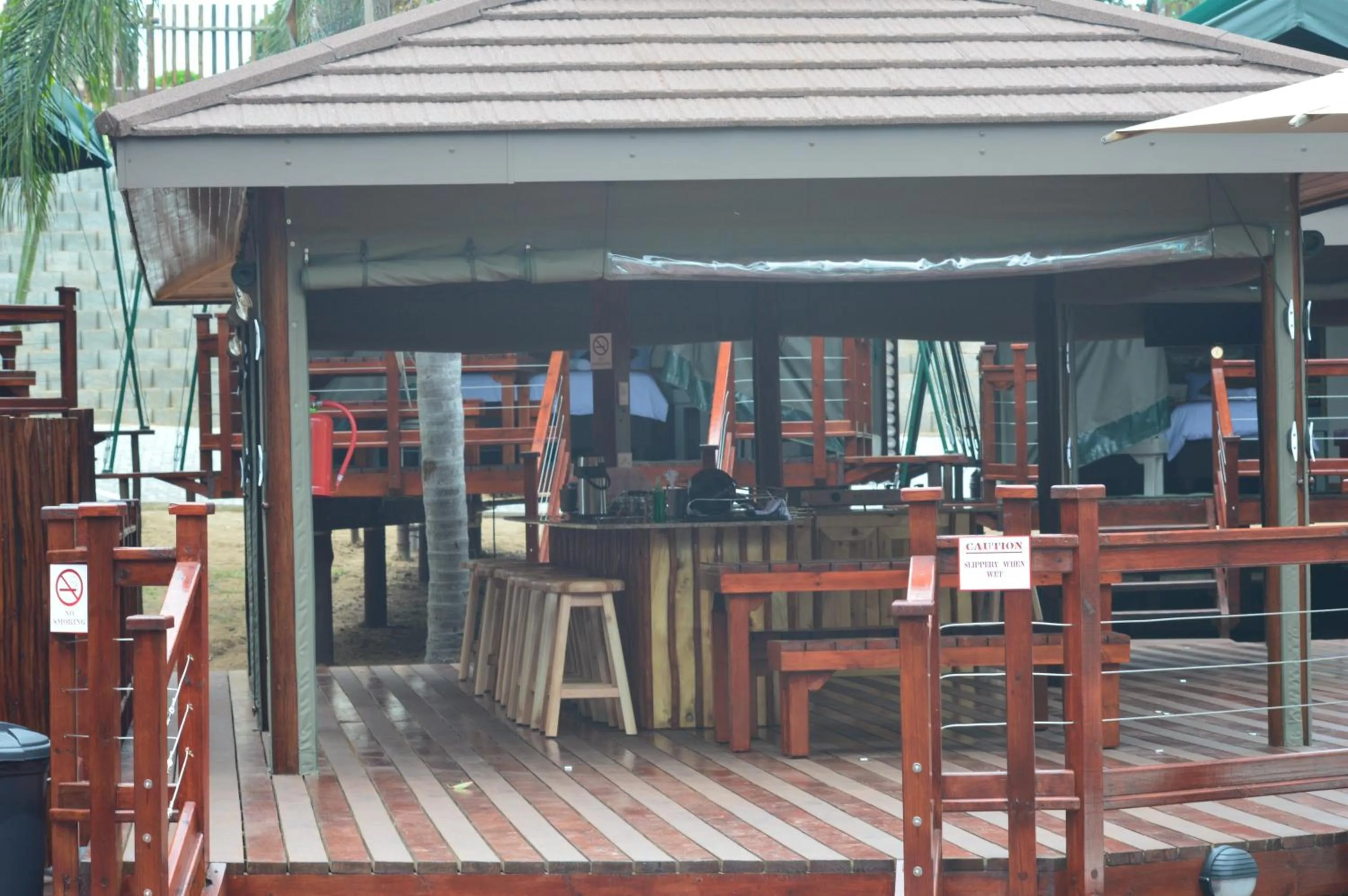 Dining area in Luxury Tented Village @ Urban Glamping