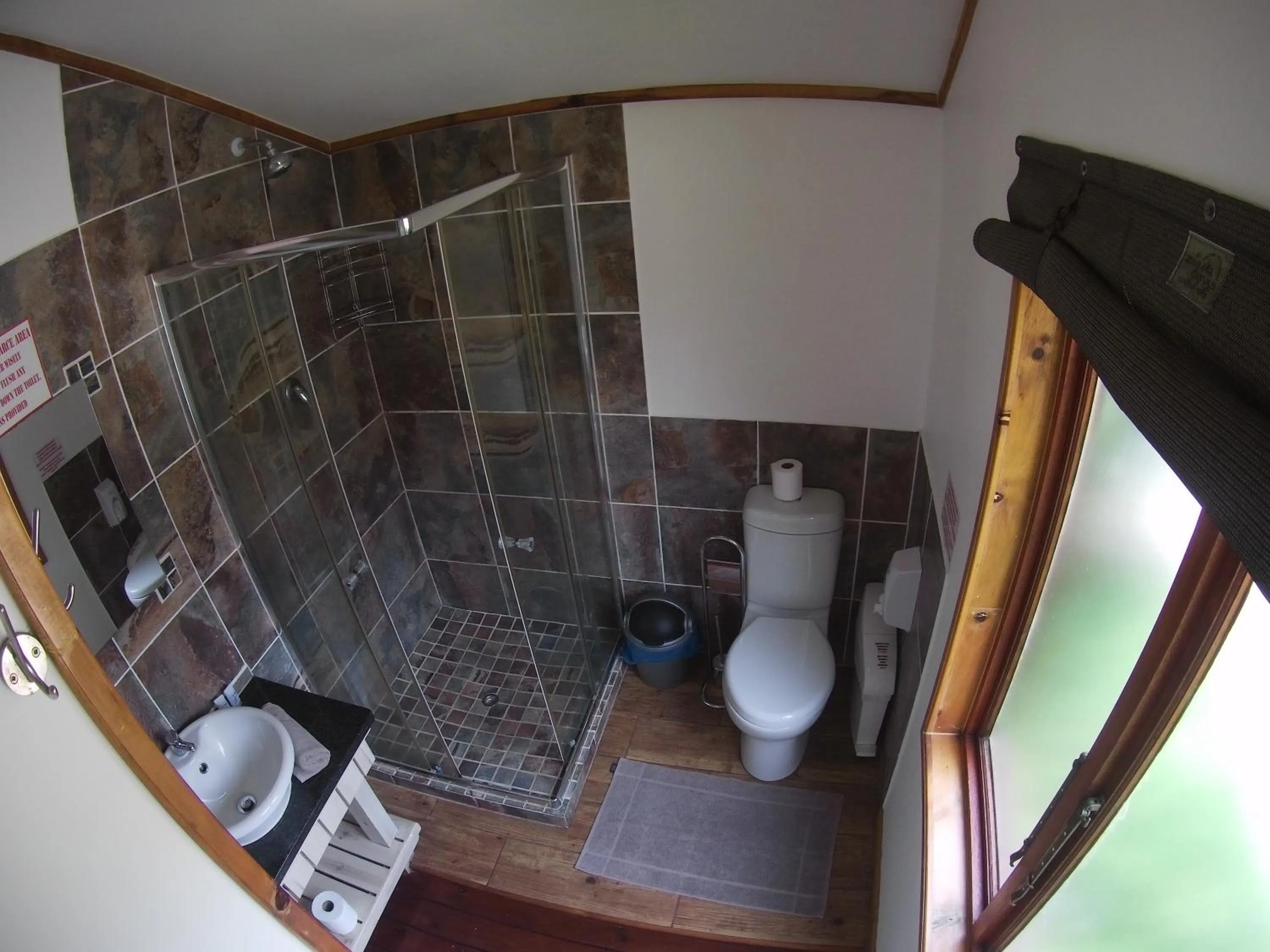 Bathroom in Luxury Tented Village @ Urban Glamping