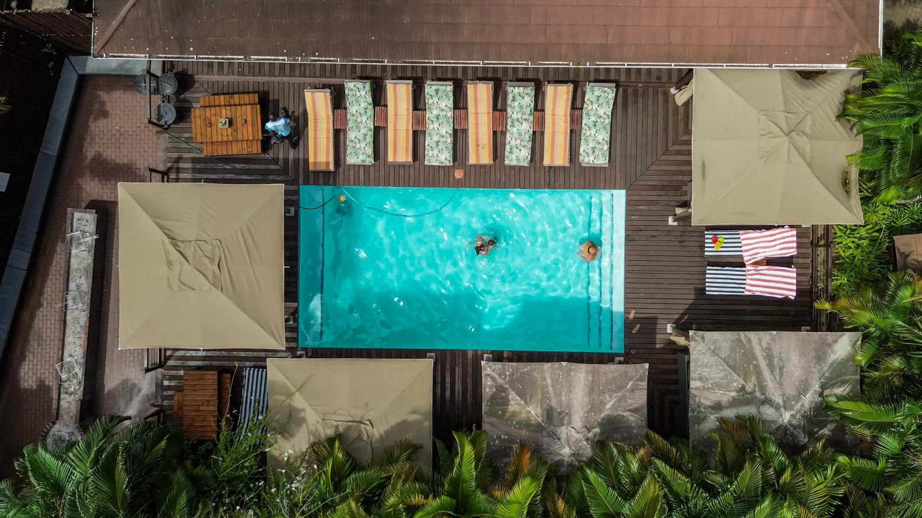 Pool view in Luxury Tented Village @ Urban Glamping