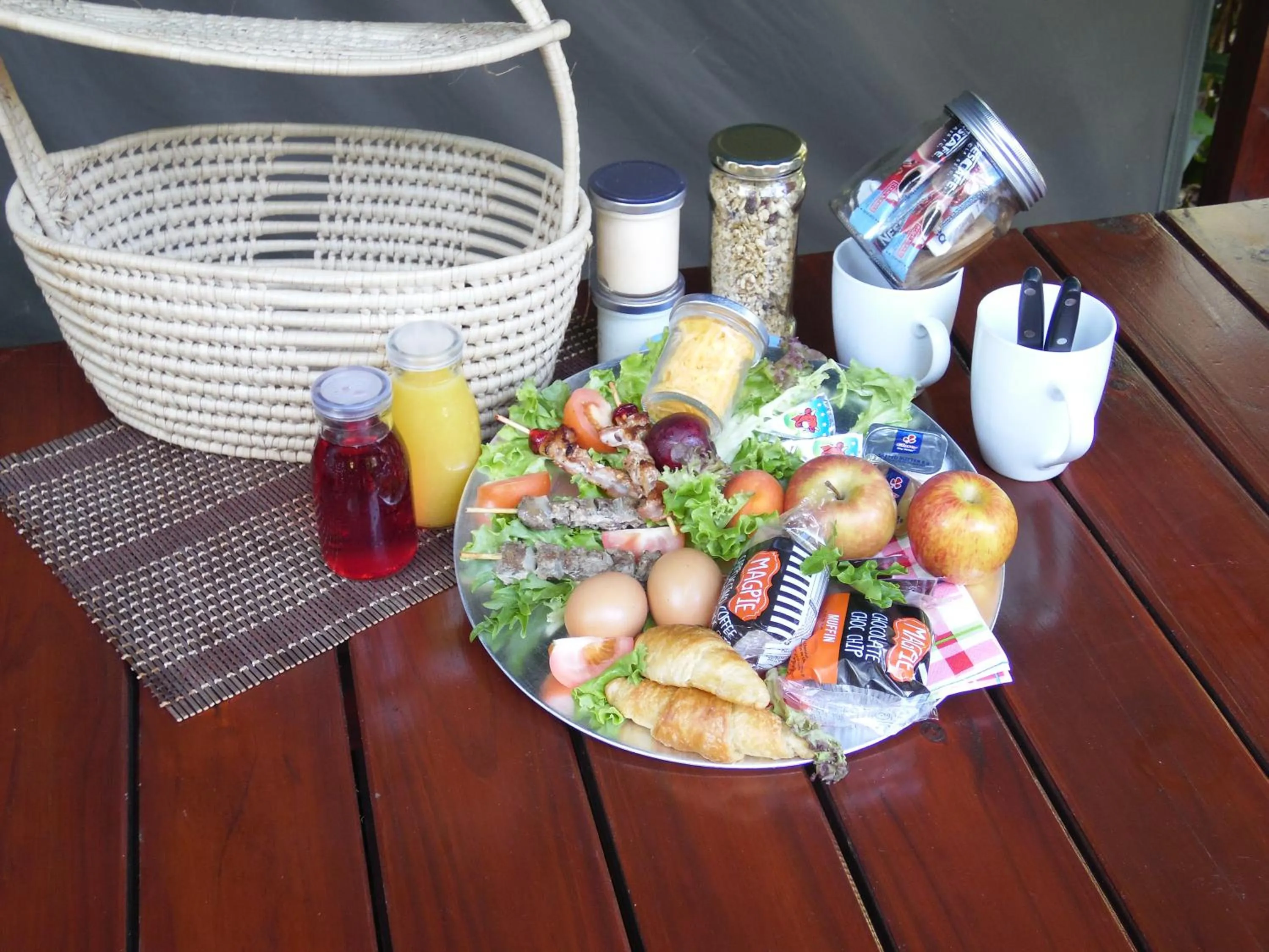 Food close-up in Luxury Tented Village @ Urban Glamping