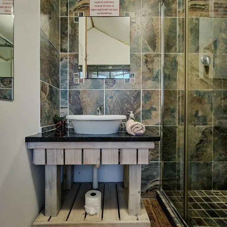 Shower in Luxury Tented Village @ Urban Glamping