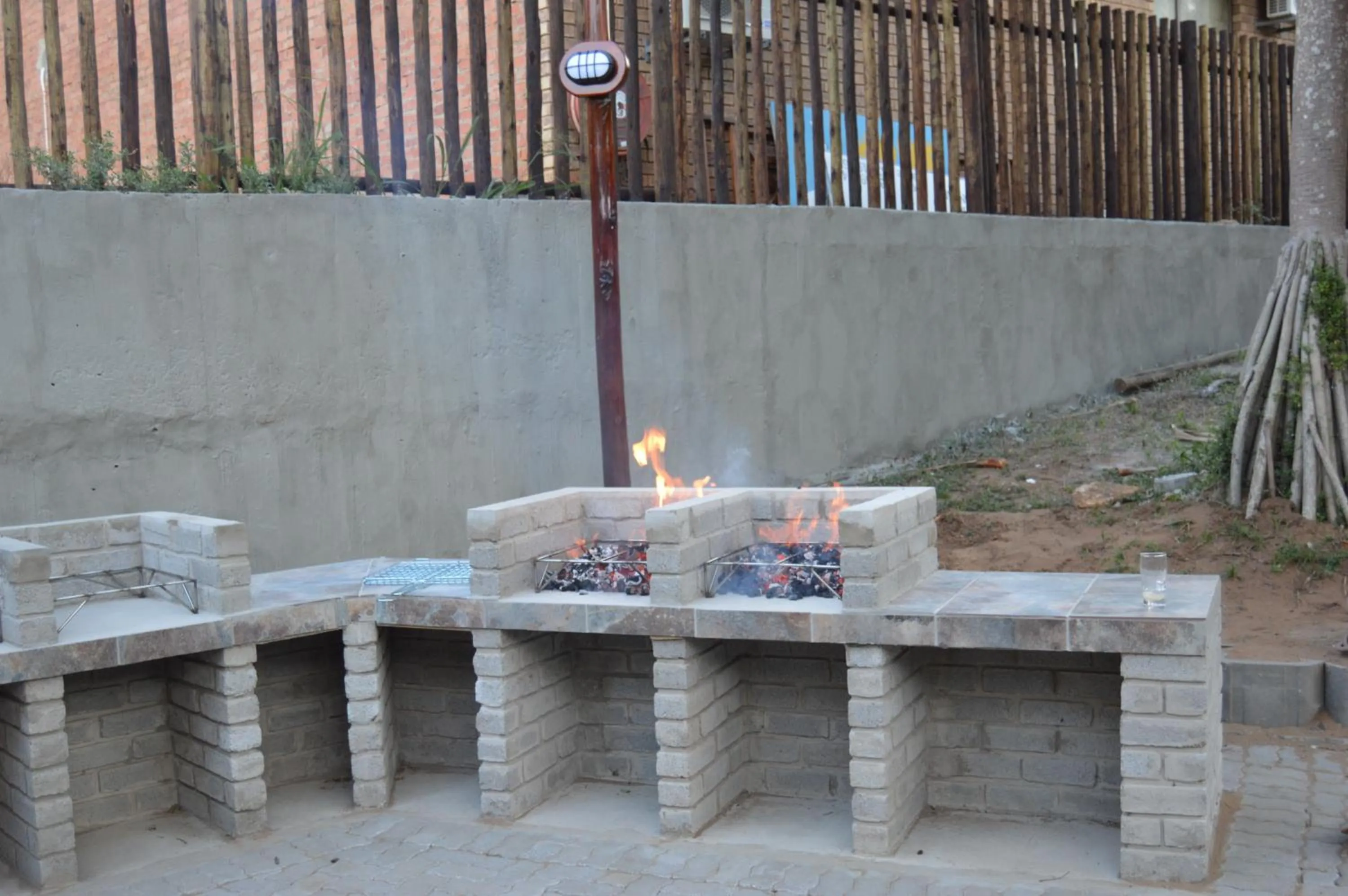 BBQ facilities in Luxury Tented Village @ Urban Glamping