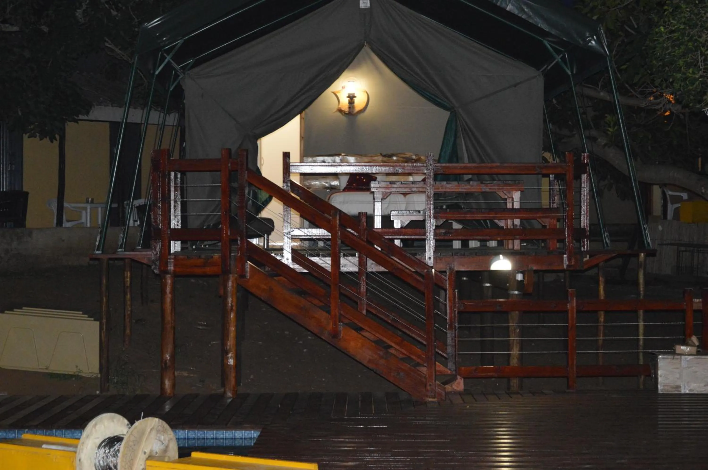 Balcony/Terrace in Luxury Tented Village @ Urban Glamping