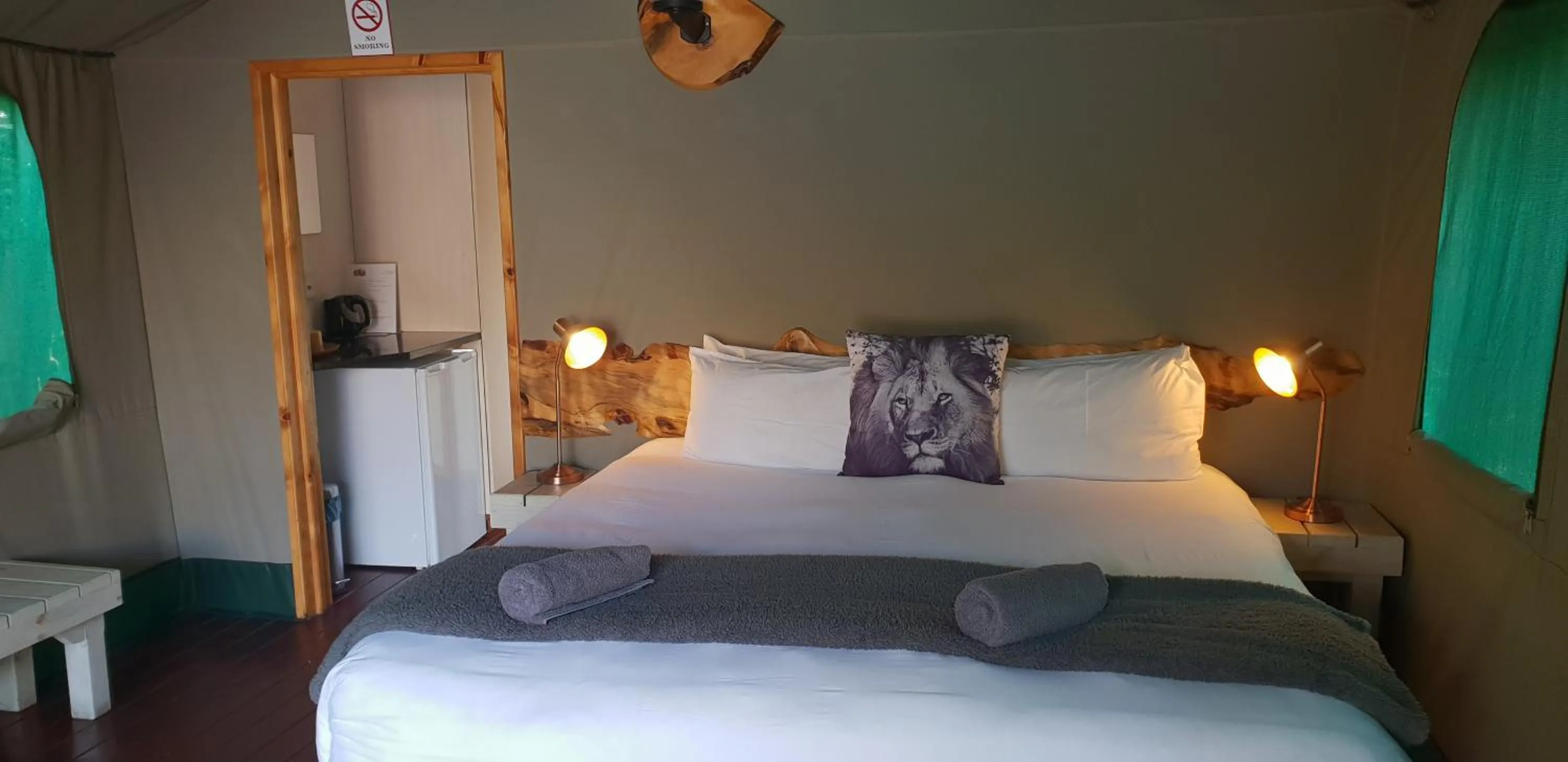 Bed in Luxury Tented Village @ Urban Glamping