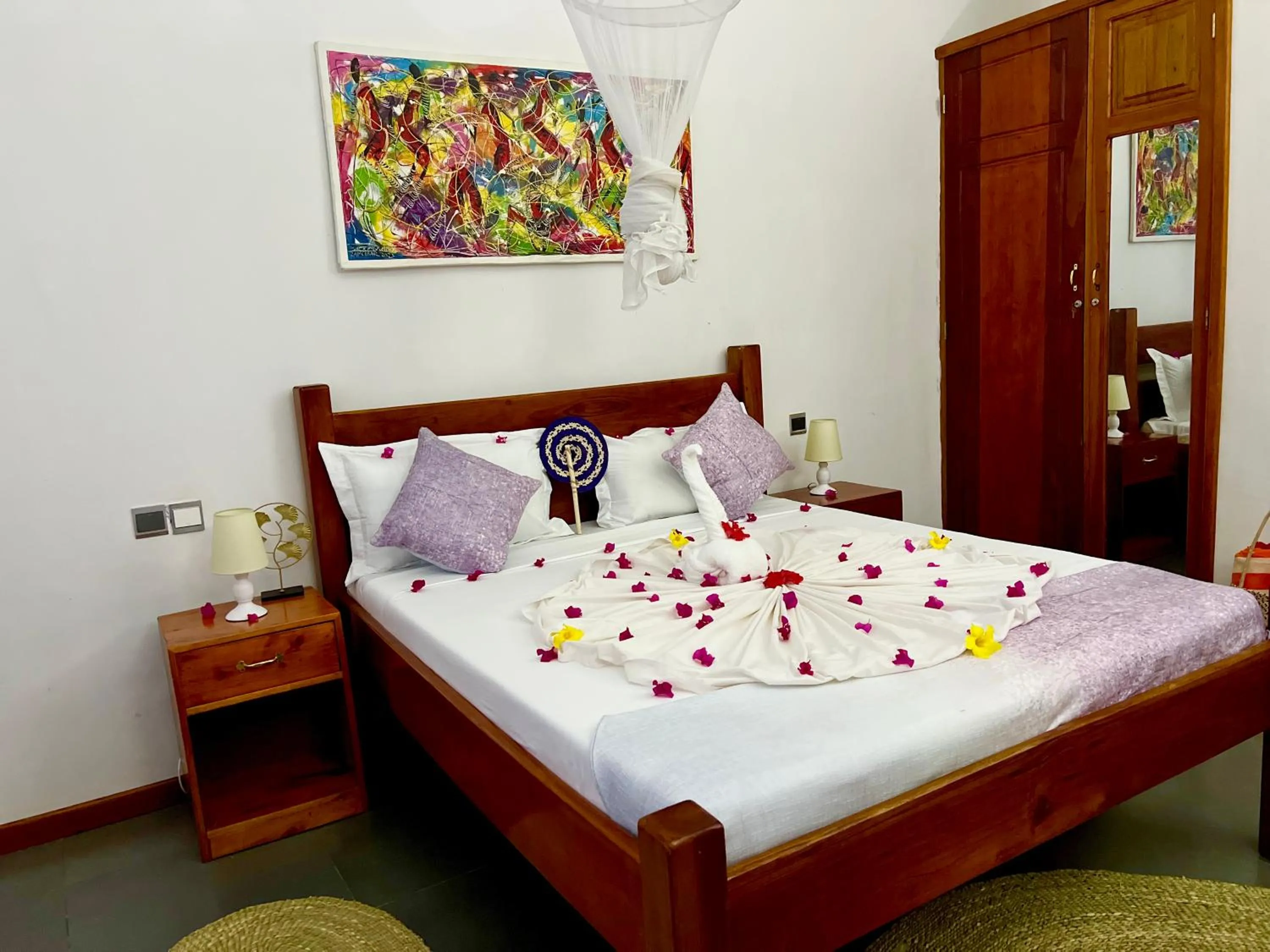 Bed in Tropical Nungwi