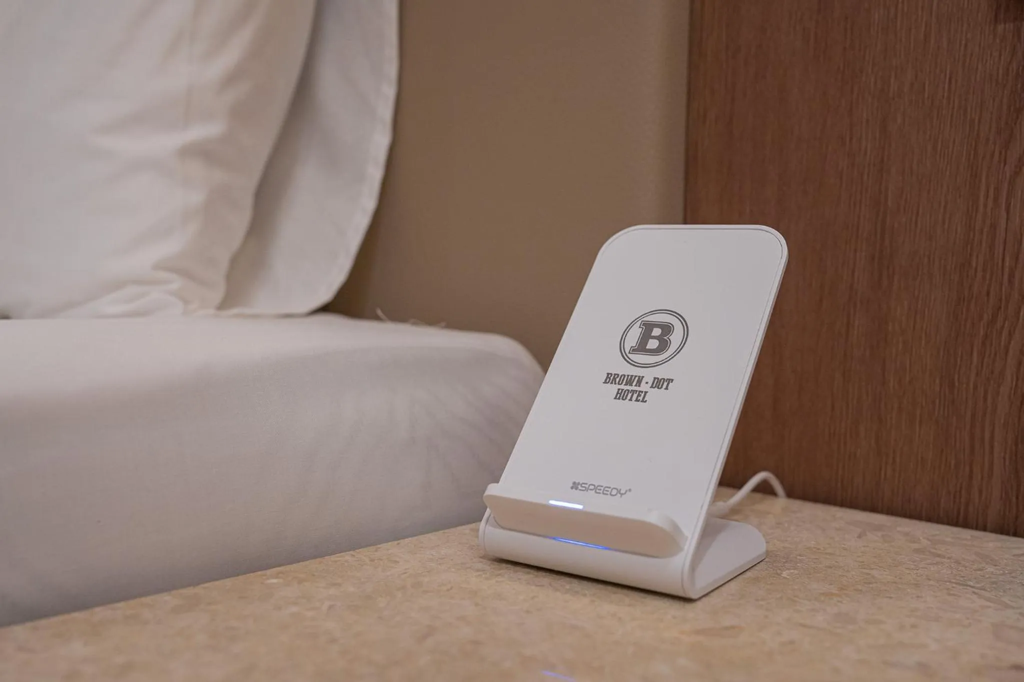 Bed in Brown Dot Hotel Sangju