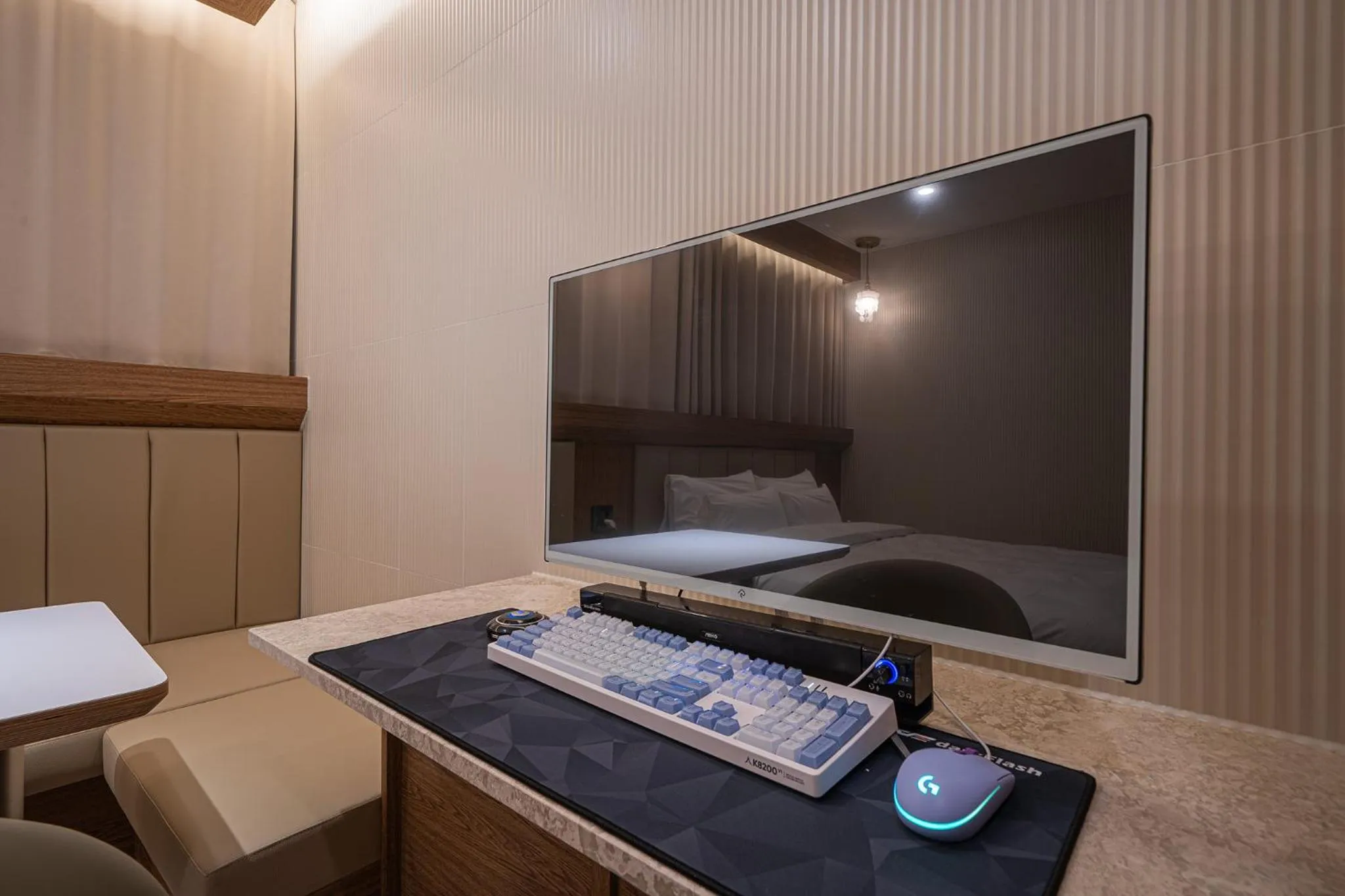 Bed in Brown Dot Hotel Sangju