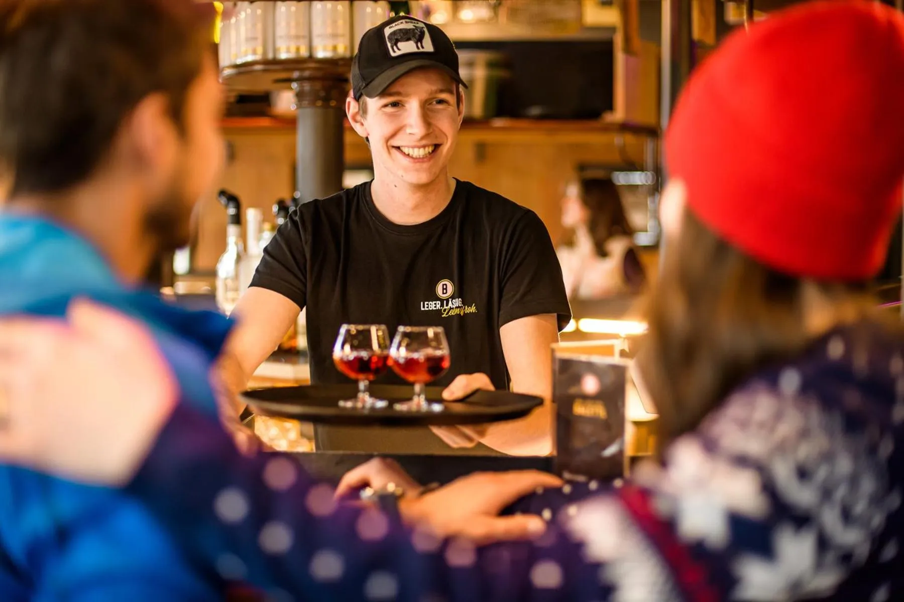 Lounge or bar in B&B Berglift direkt an der Talstation