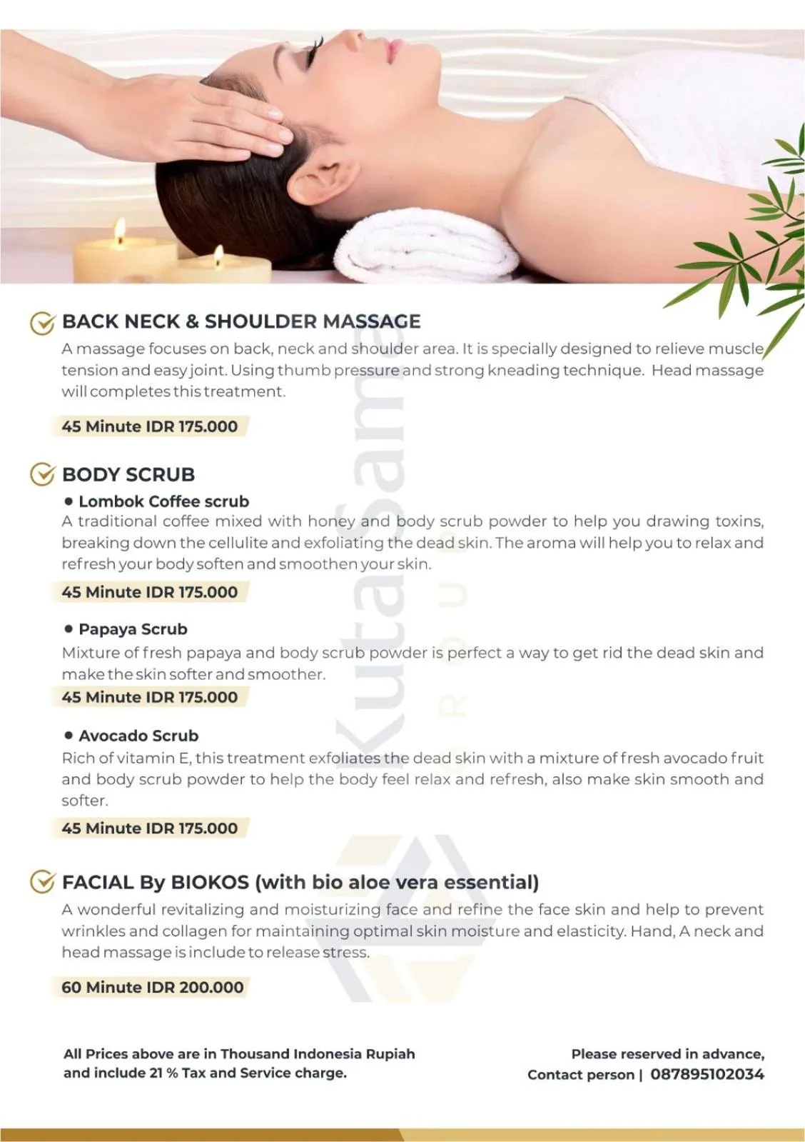 Massage in Susurro Villas - New Cozy Bungalow - Private Kitchen - Free Gym Access - 80Mbps WiFi